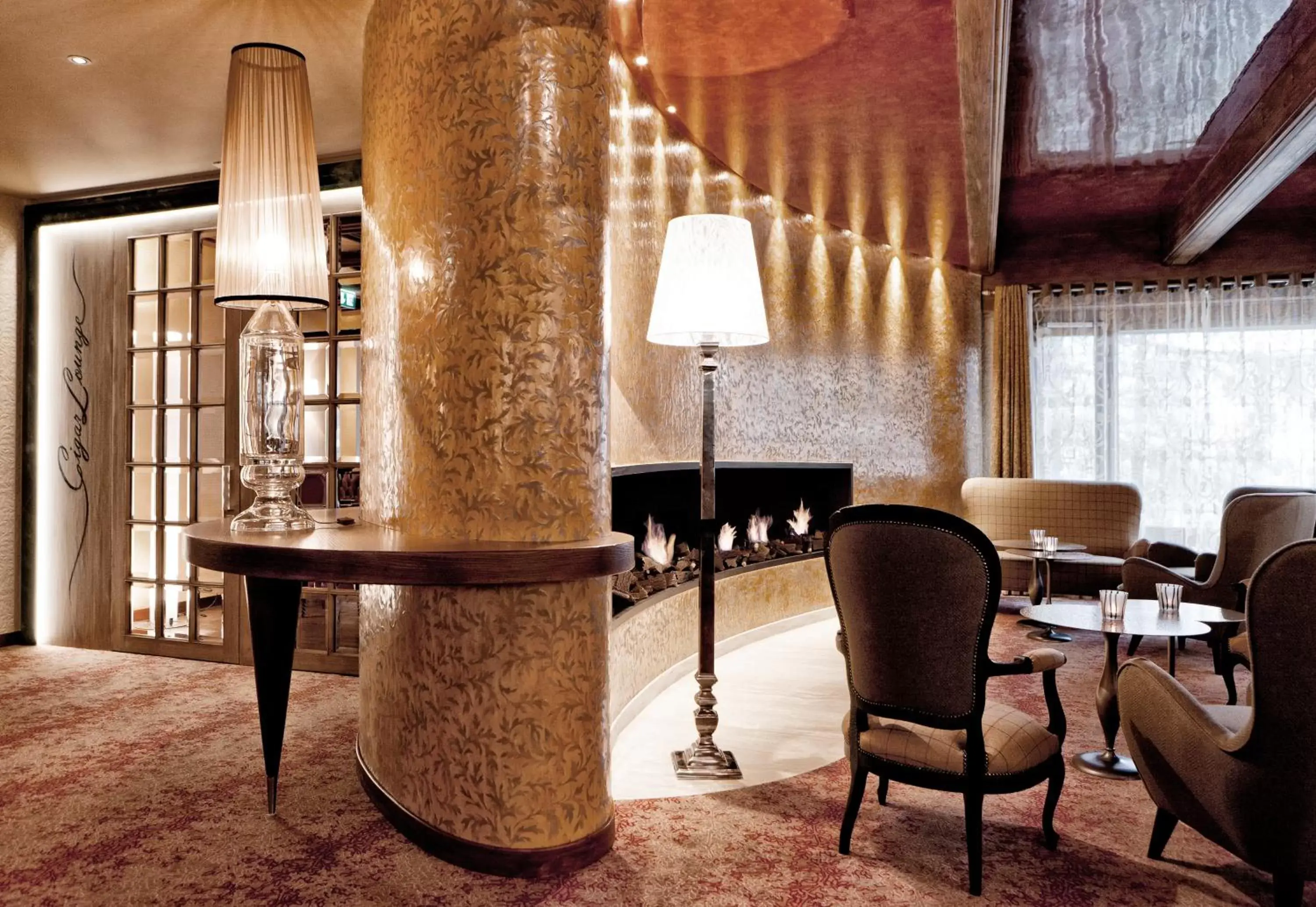 Night, Lounge/Bar in Tschuggen Grand Hotel - The Leading Hotels of the World