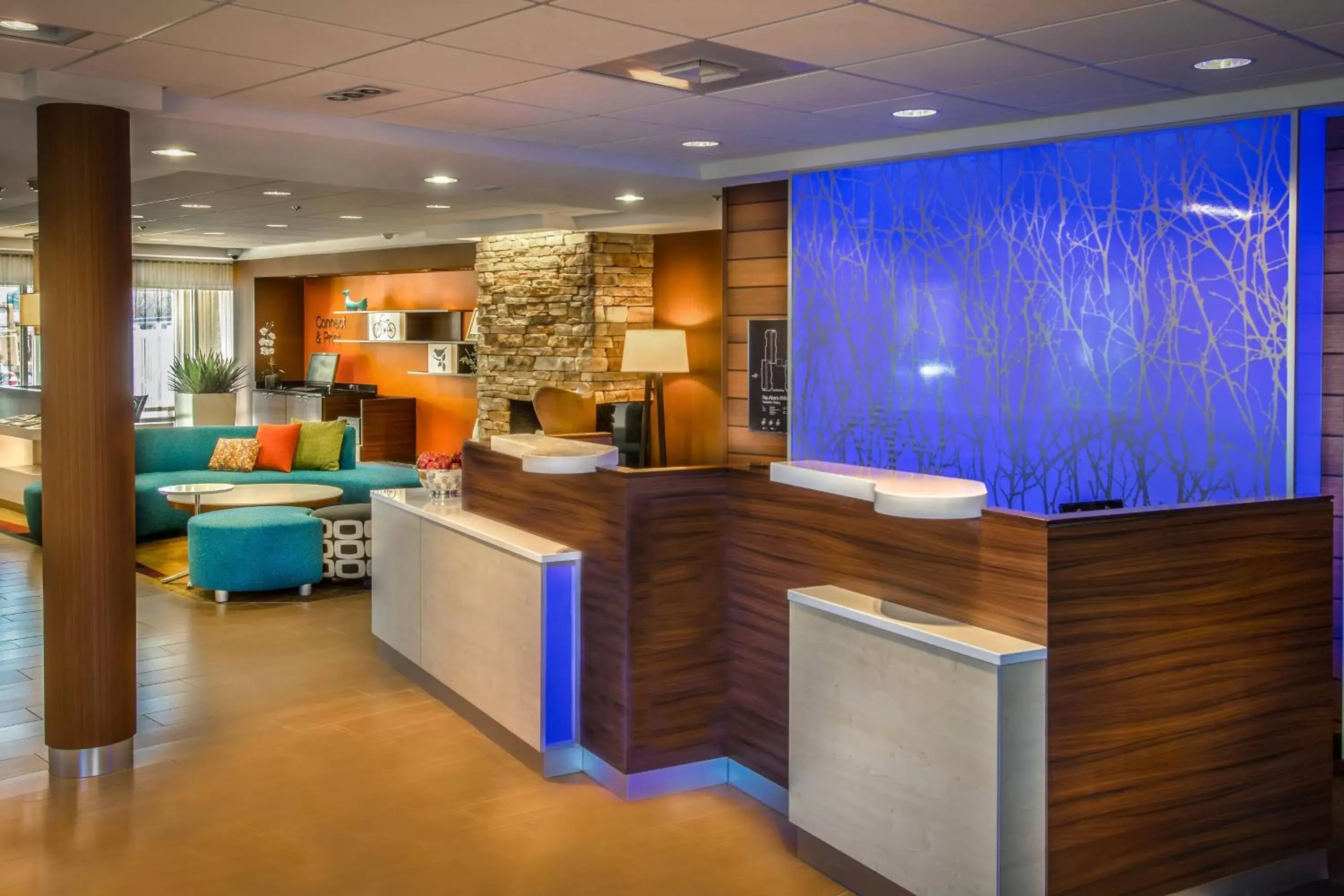 Lobby or reception, Lobby/Reception in Fairfield Inn & Suites Dulles Airport