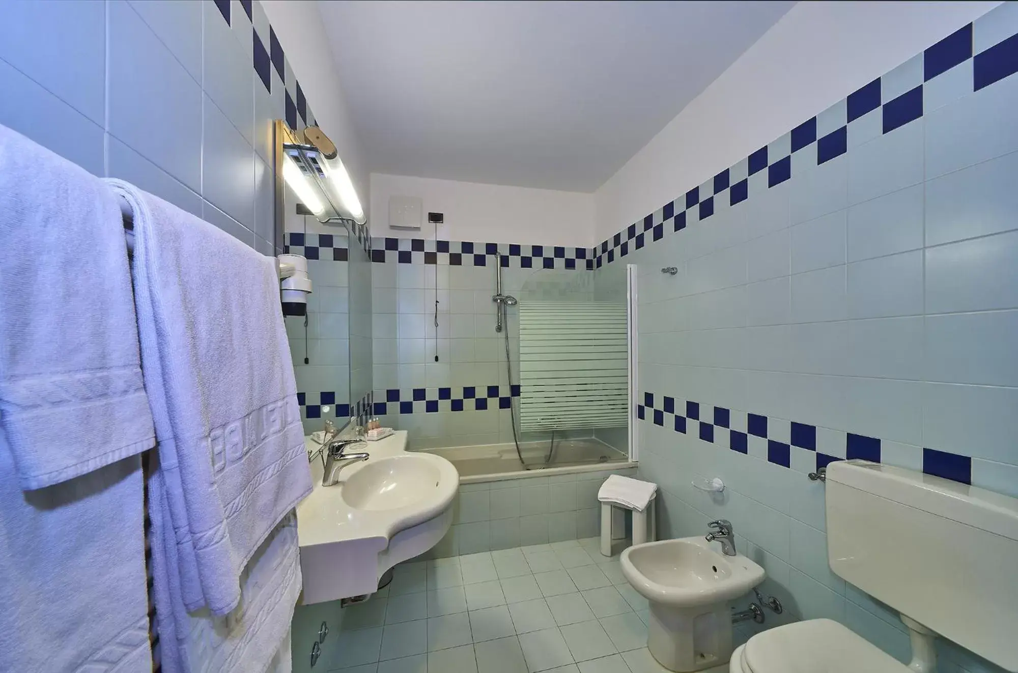 Shower, Bathroom in Hotel Alberi