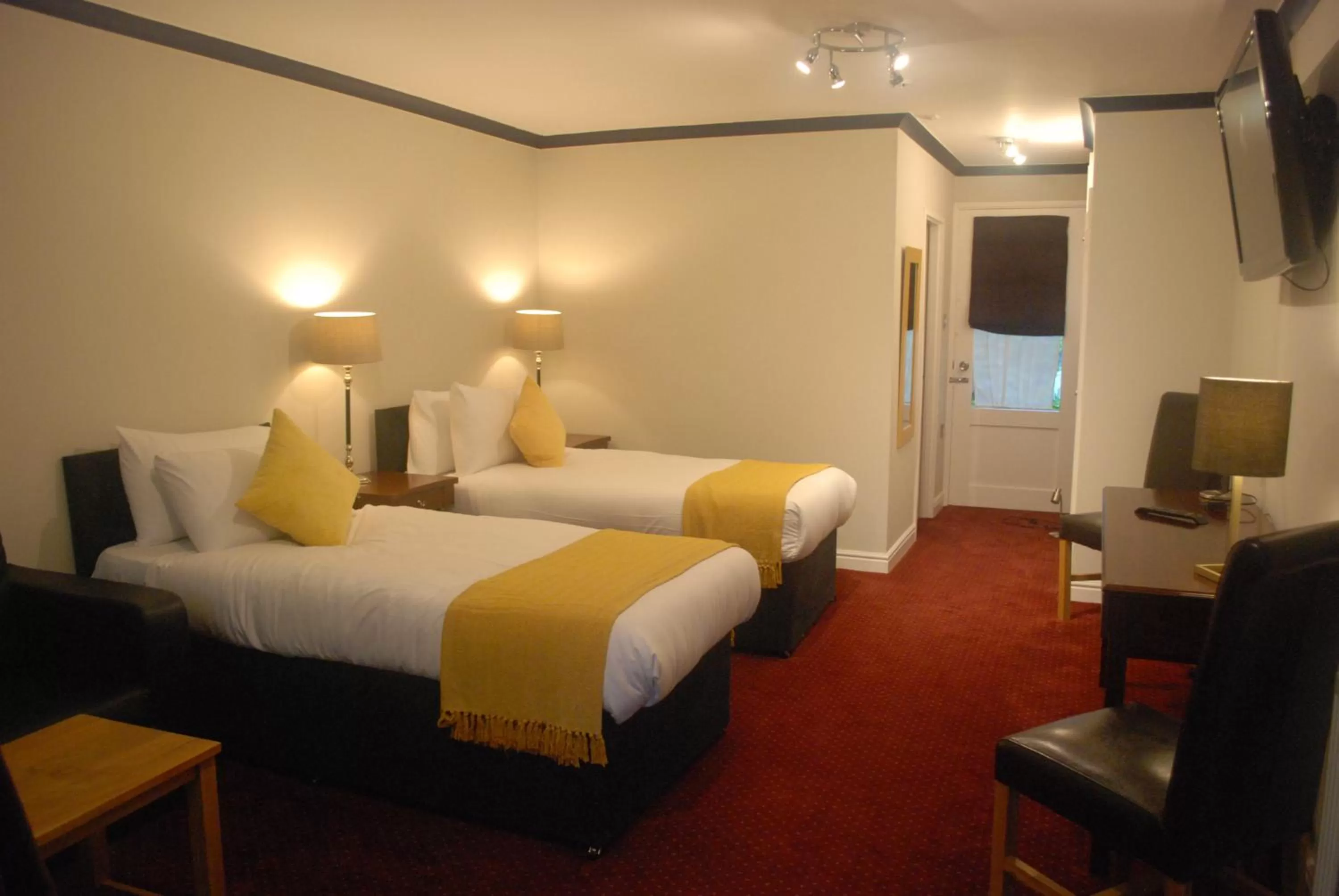 Bed in The Radnorshire Arms Hotel