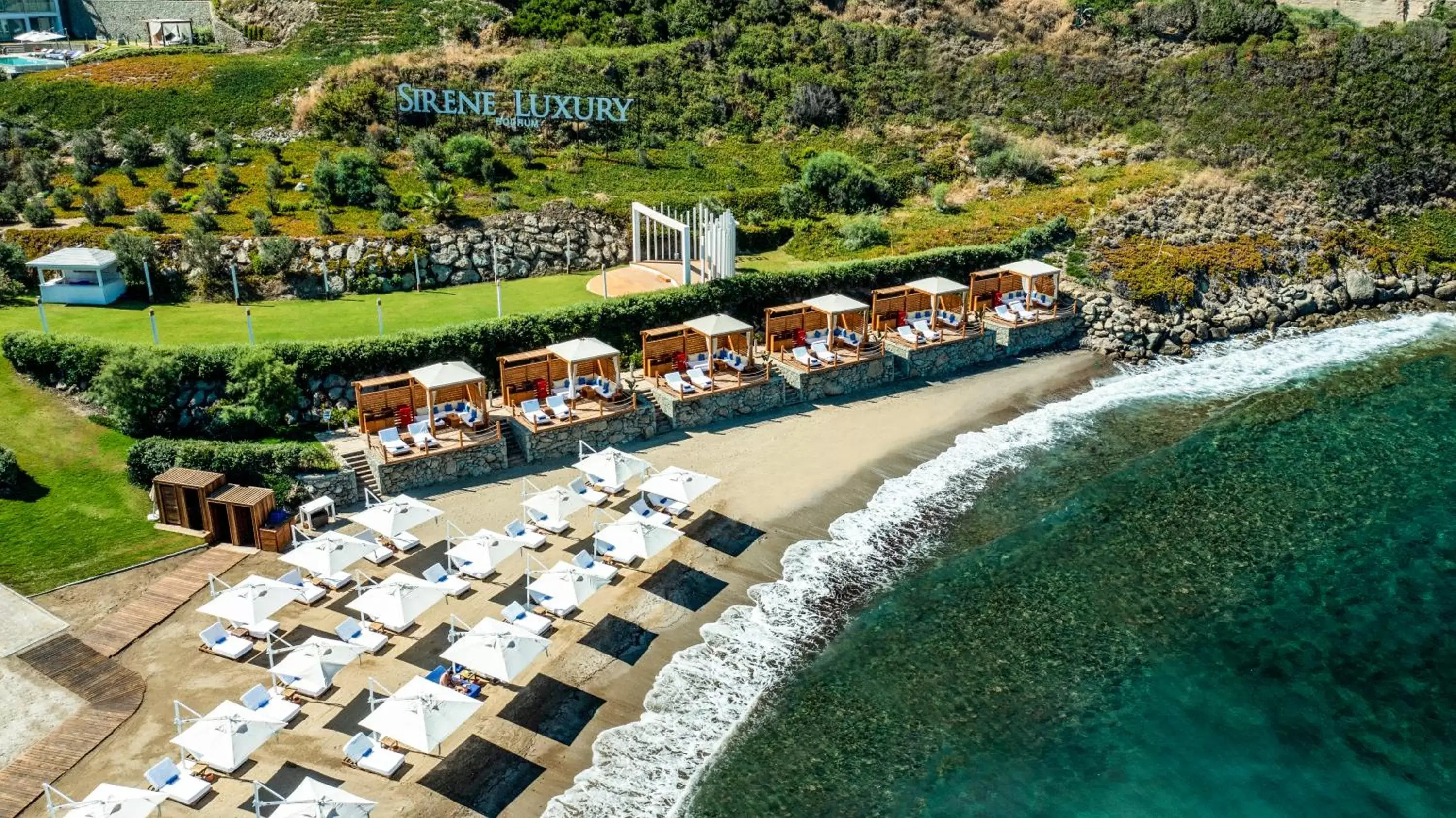 Spring, Bird's-eye View in Sirene Luxury Hotel Bodrum