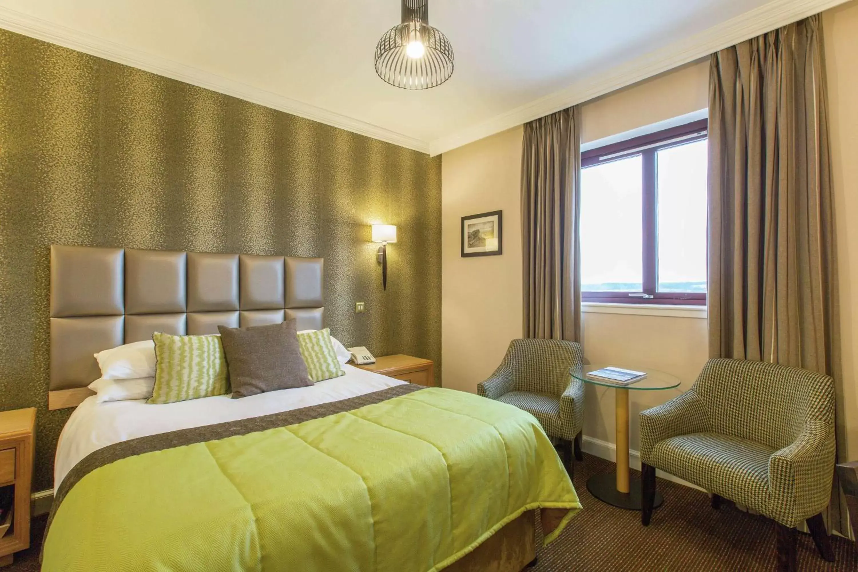 Bed in Doubletree By Hilton Glasgow Westerwood Spa & Golf Resort