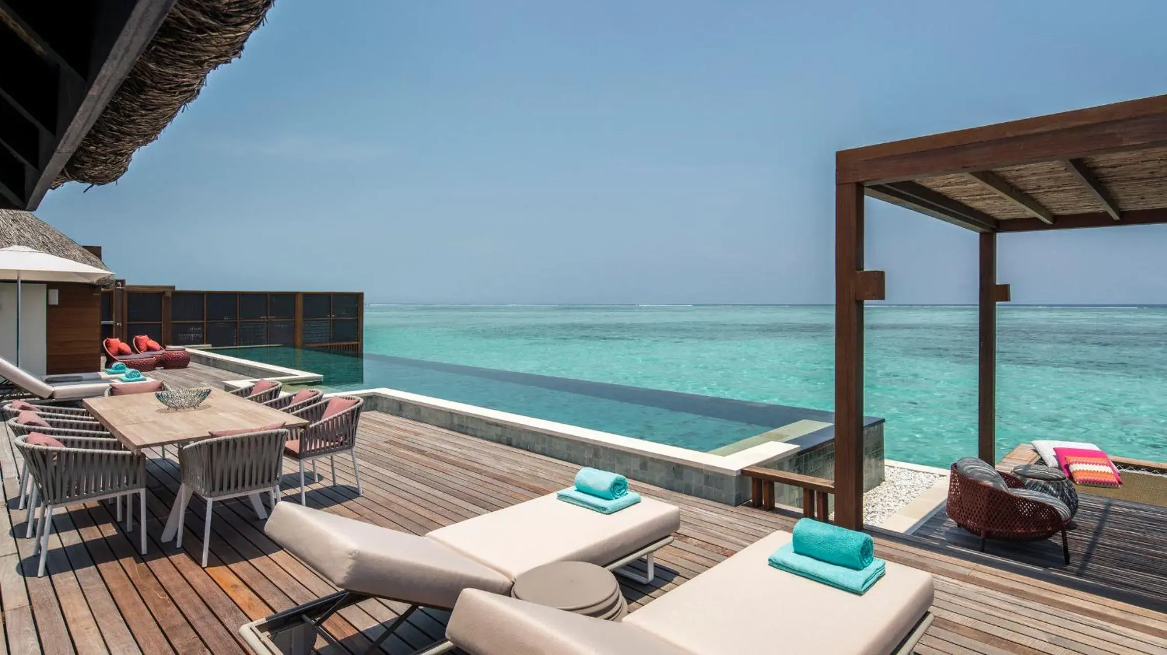 Patio in Four Seasons Resort Maldives at Kuda Huraa