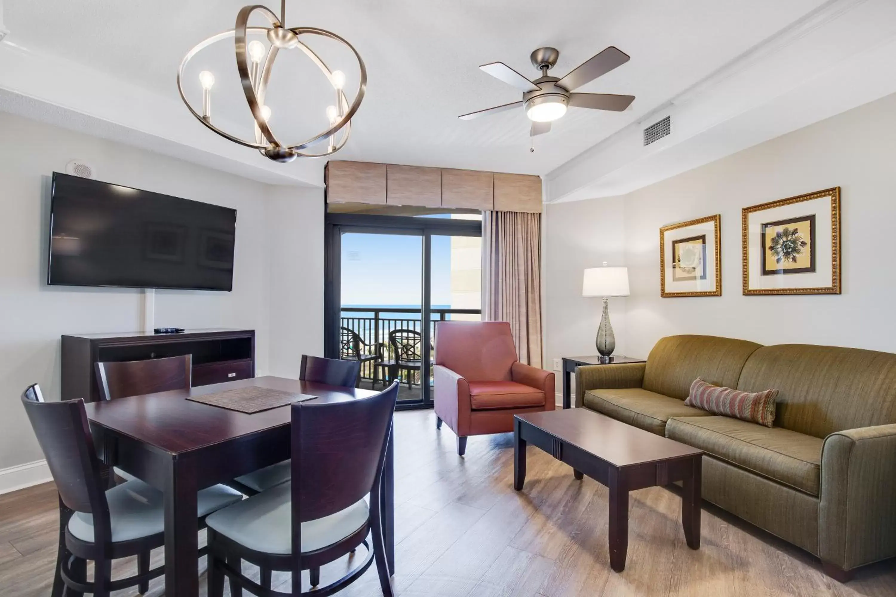 Living room in Anderson Ocean Club and Spa by Oceana Resorts Living room in Anderson Ocean Club and Spa by Oceana Resorts