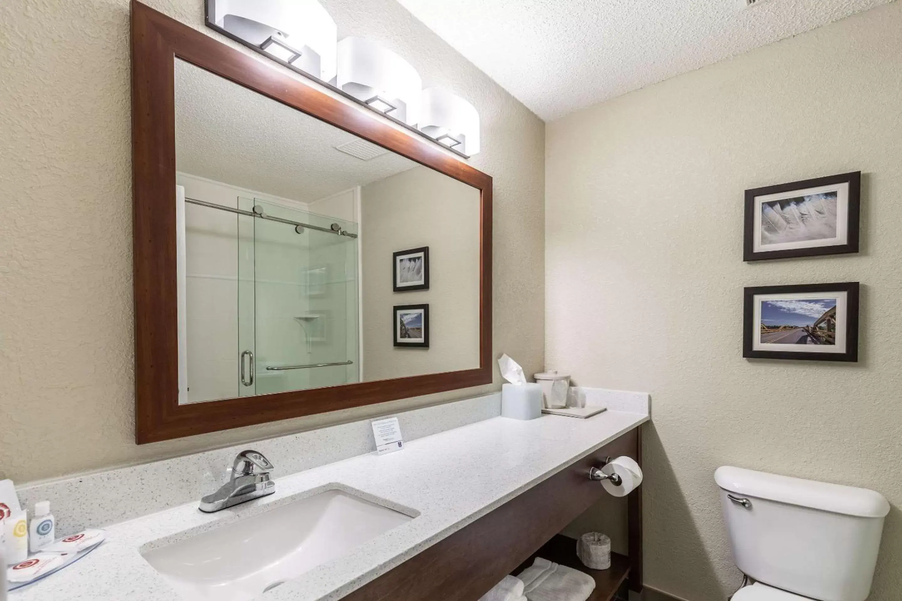 Bathroom in Comfort Inn South Tulsa - Woodland Hills