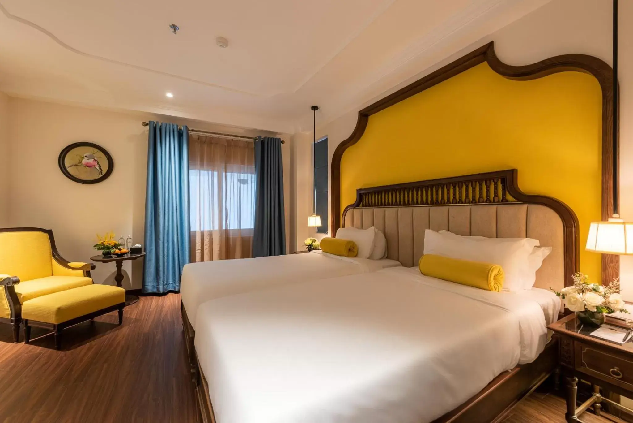 Photo of the whole room, Bed in Hanoi Tirant Hotel