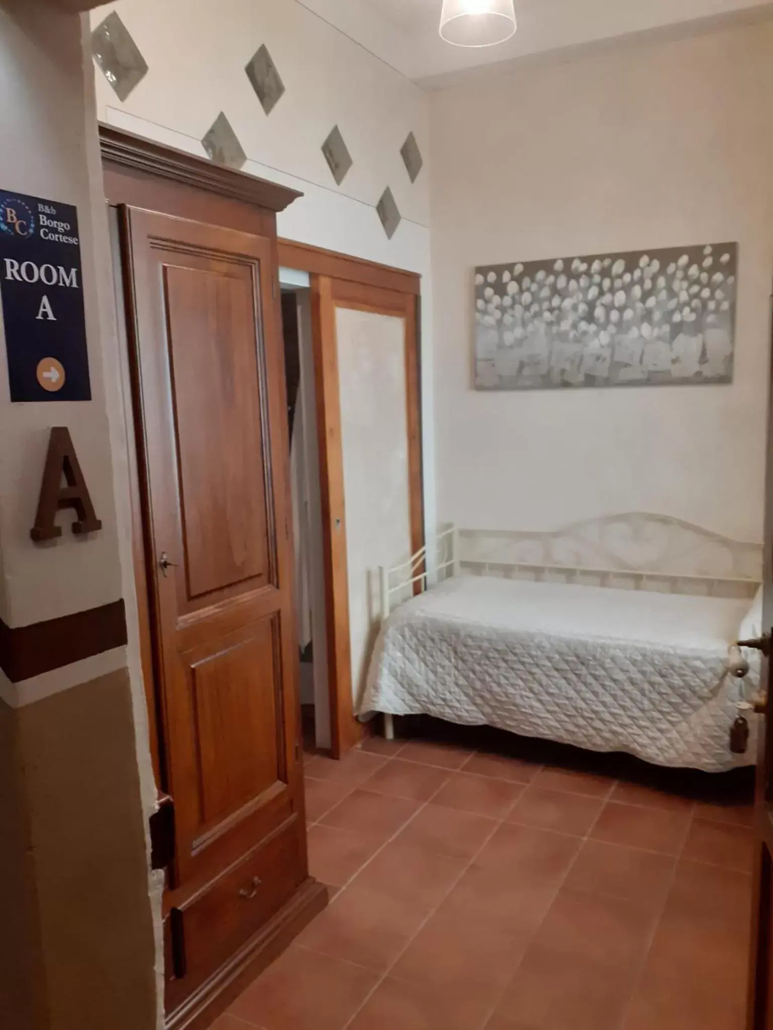 Bedroom, Bed in B&B Borgo Cortese