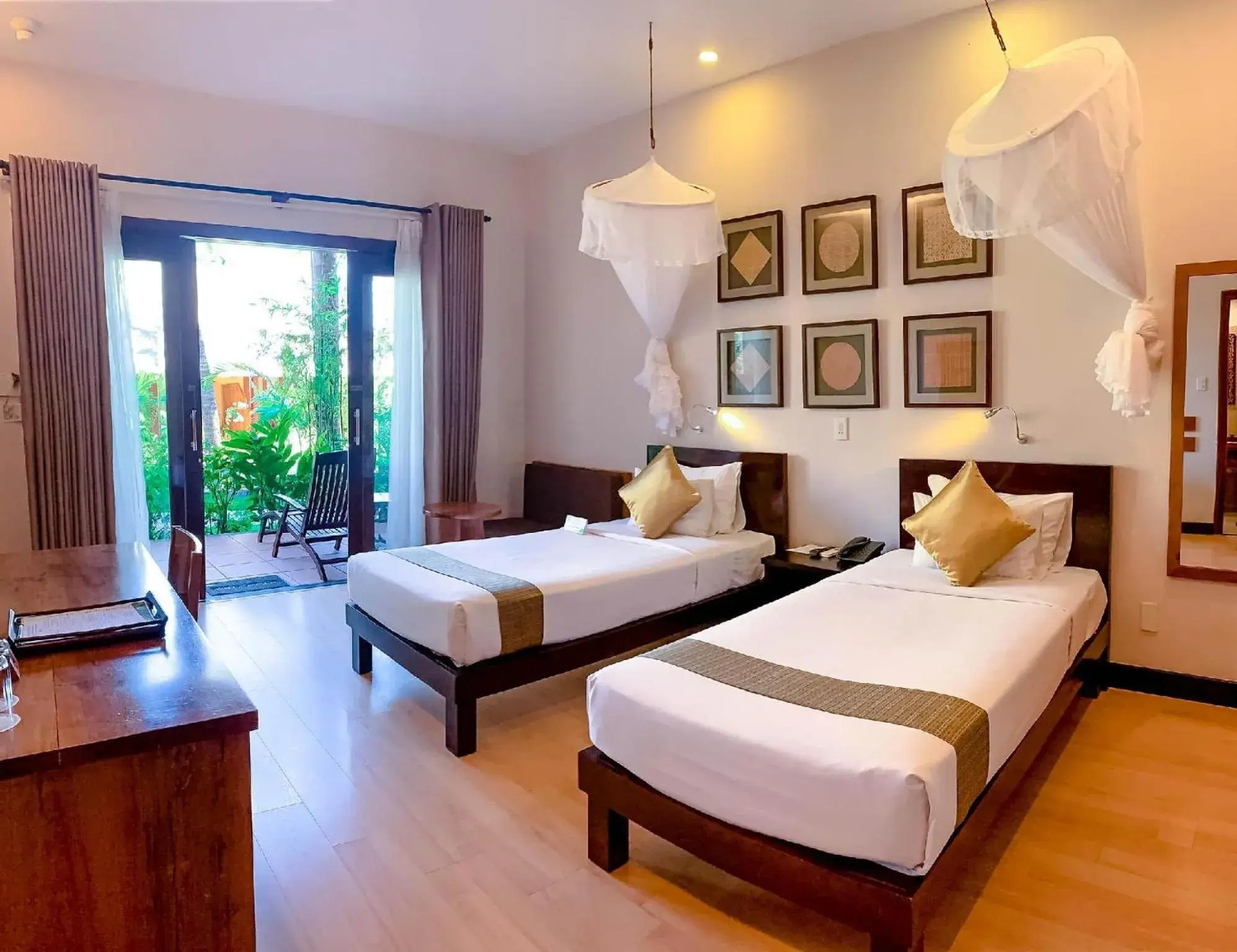 Photo of the whole room, Bed in Bamboo Village Beach Resort & Spa