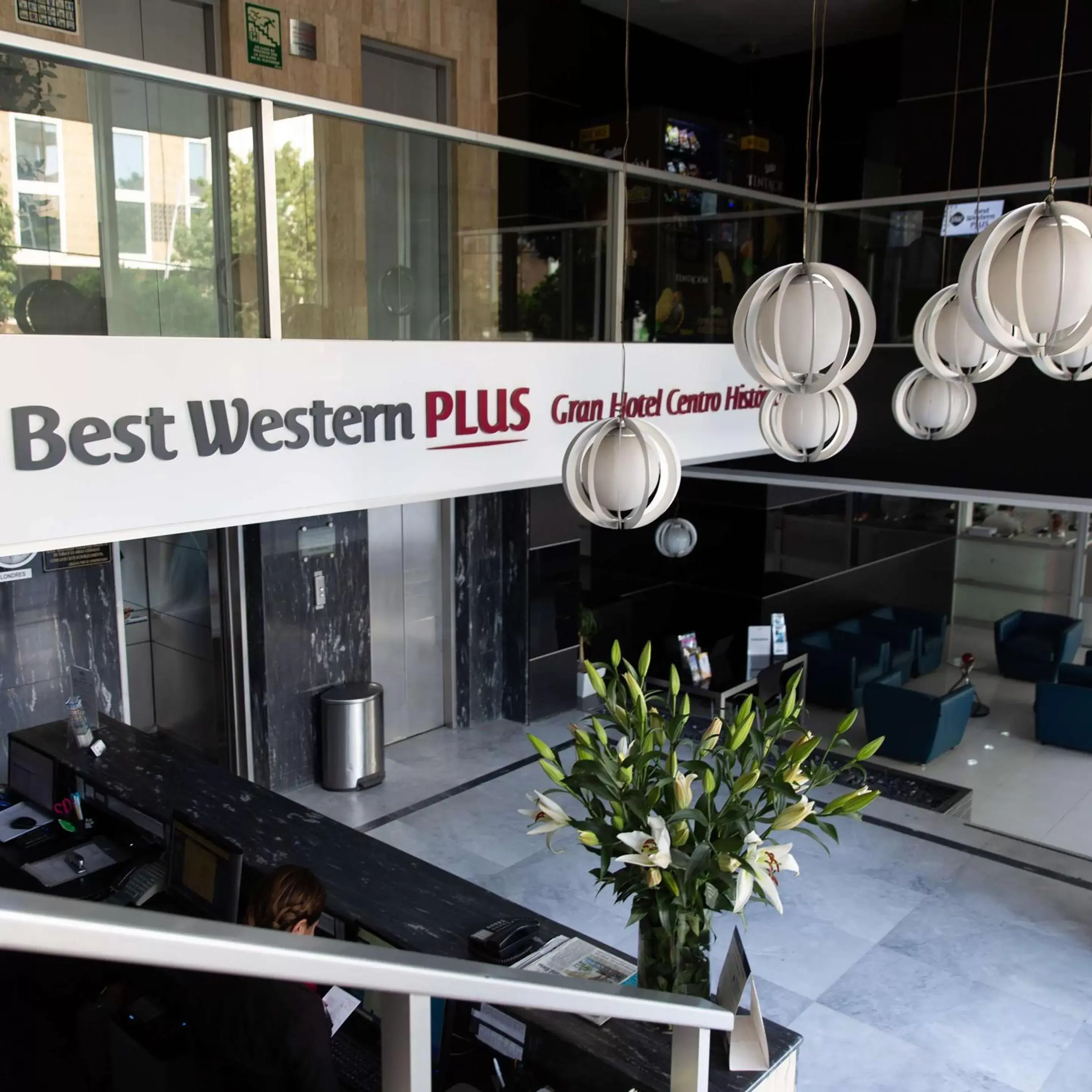 Lobby or reception in Best Western Plus Gran Hotel Centro Historico Lobby or reception in Best Western Plus Gran Hotel Centro Historico