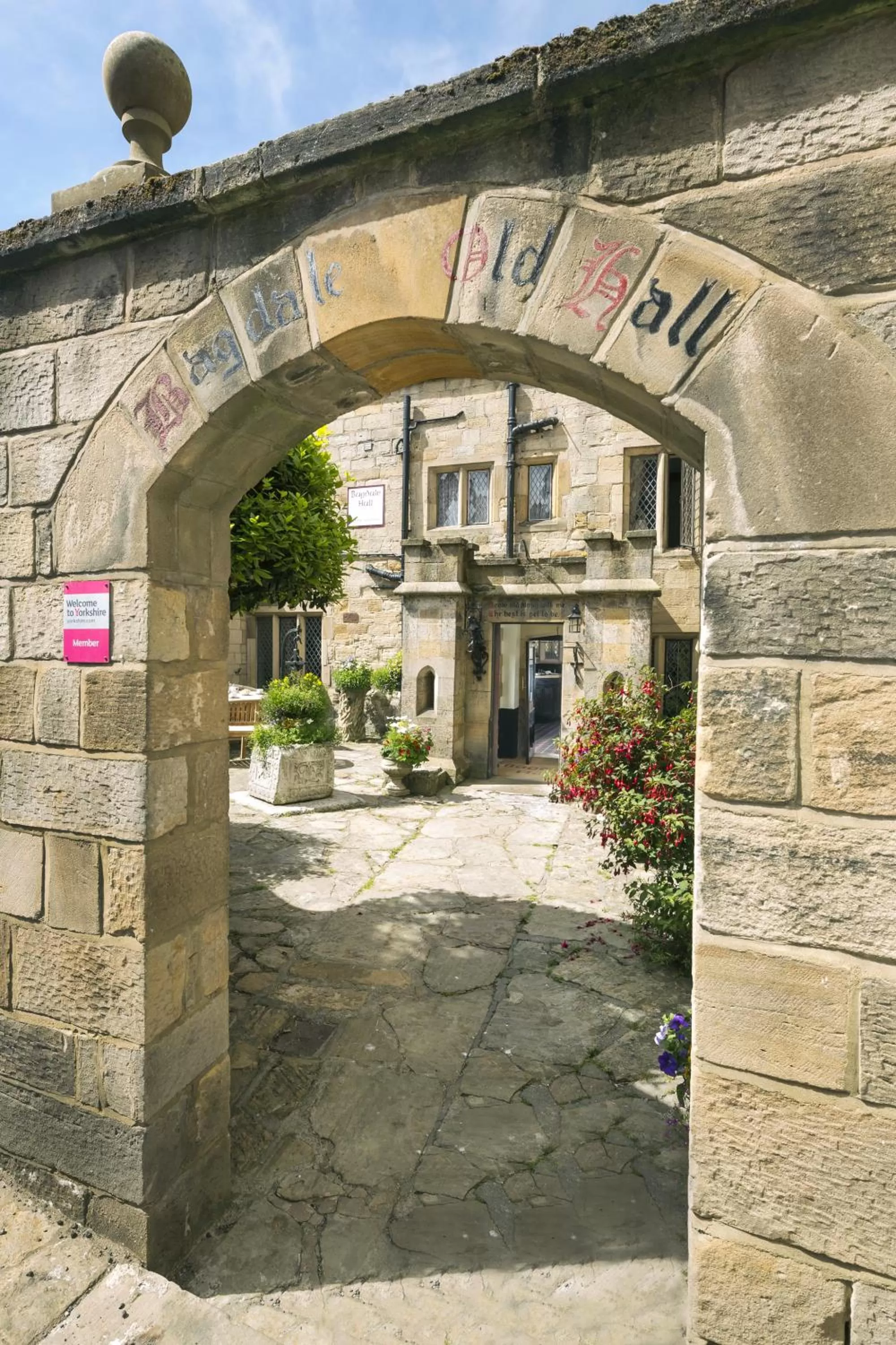 Facade/entrance in Bagdale Hall