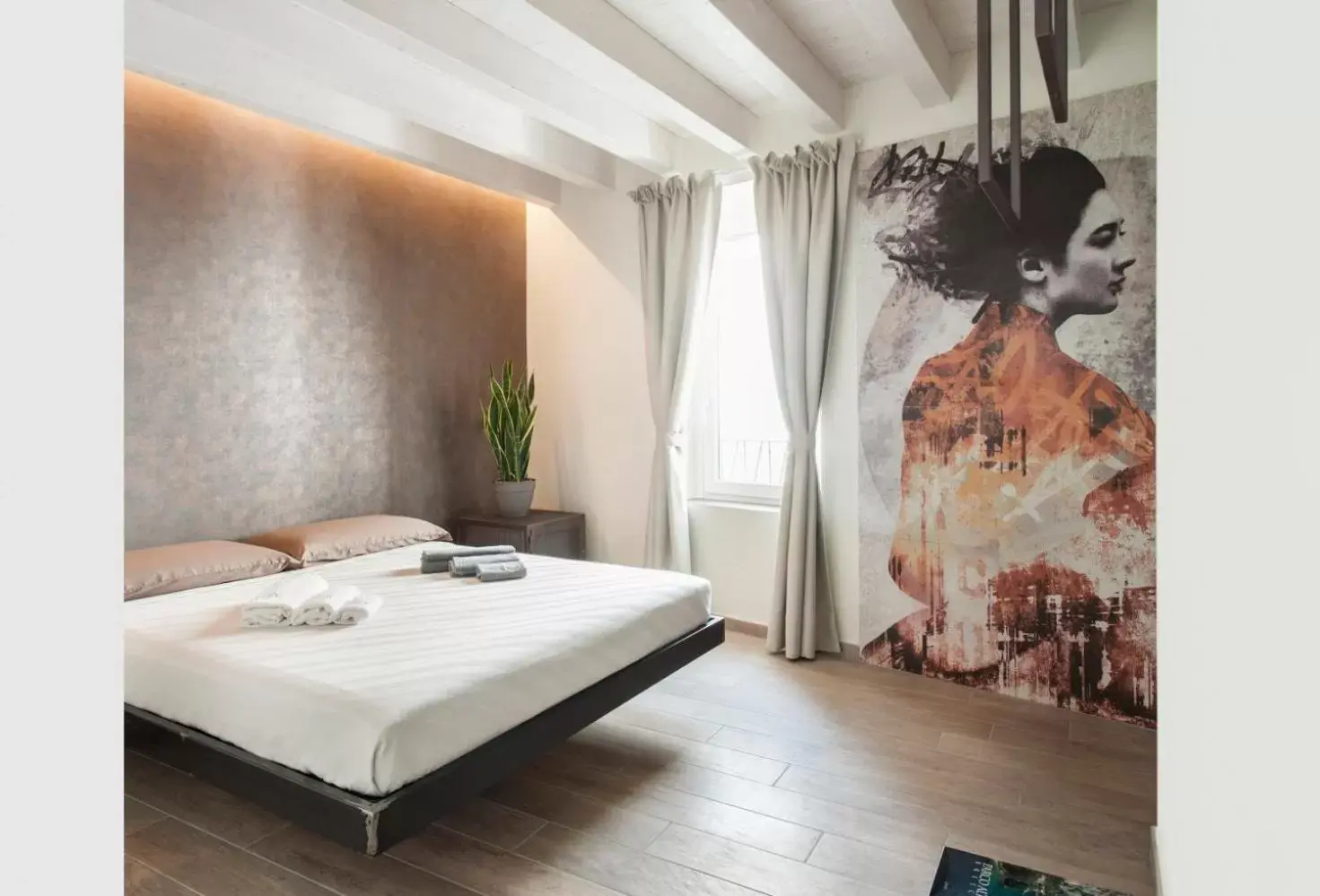 Bed in B&B La Bellavita del Garda Luxury