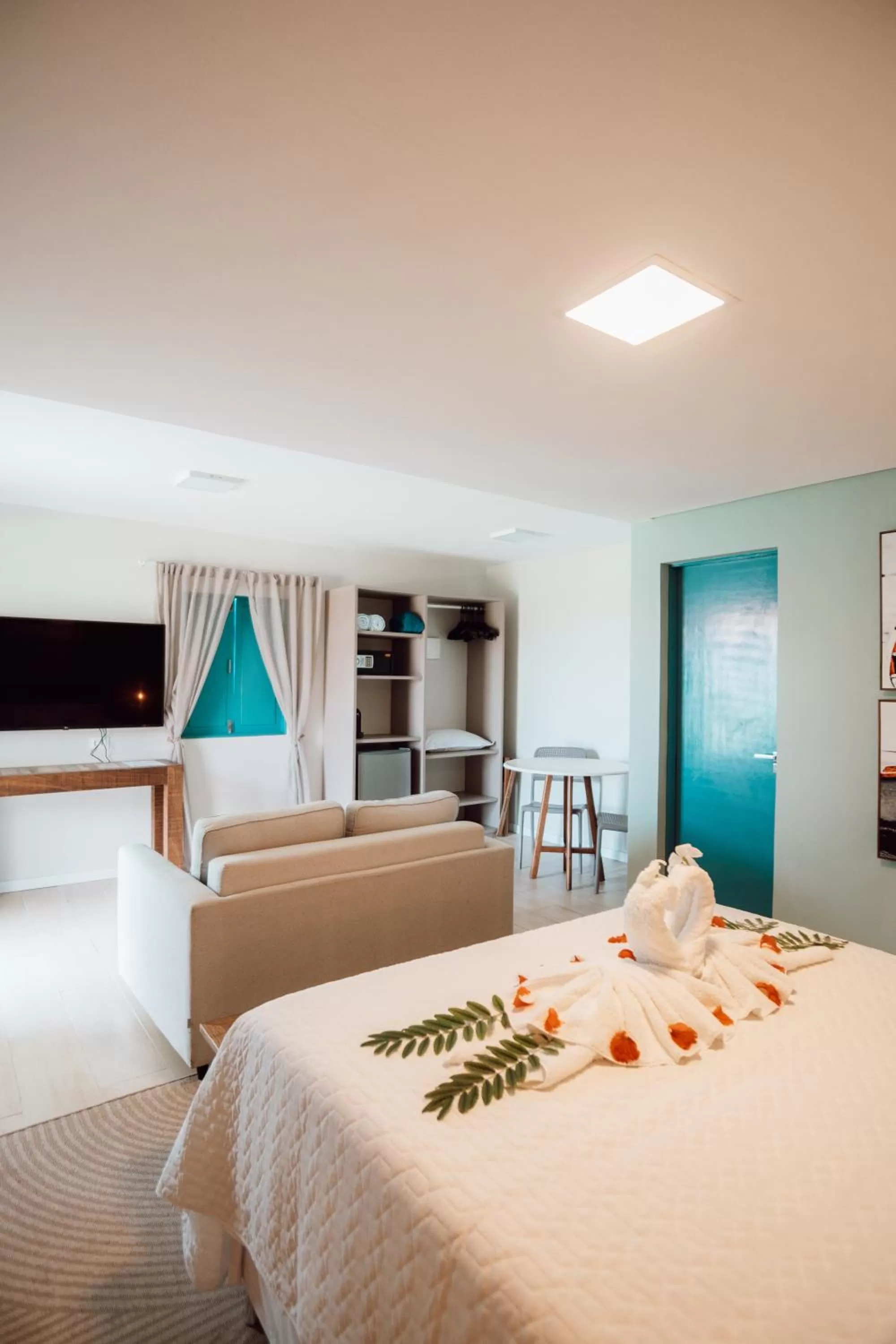 Bedroom, Bed in Catamaran Praia Chalés