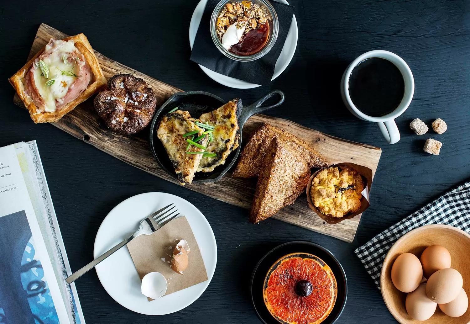 Continental breakfast in The Durham Hotel