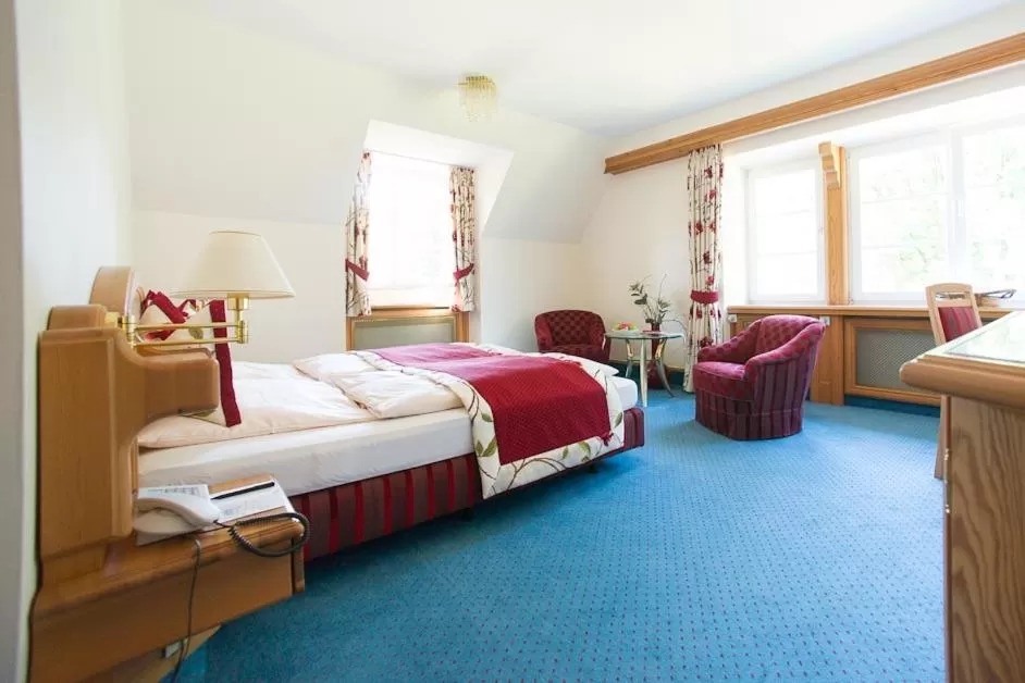 Bed in Hotel Aselager Mühle