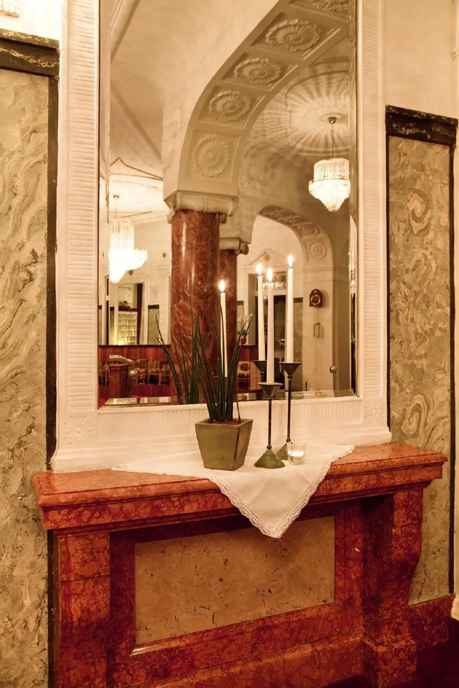 Decorative detail in Grand Hotel Bellevue - adults only