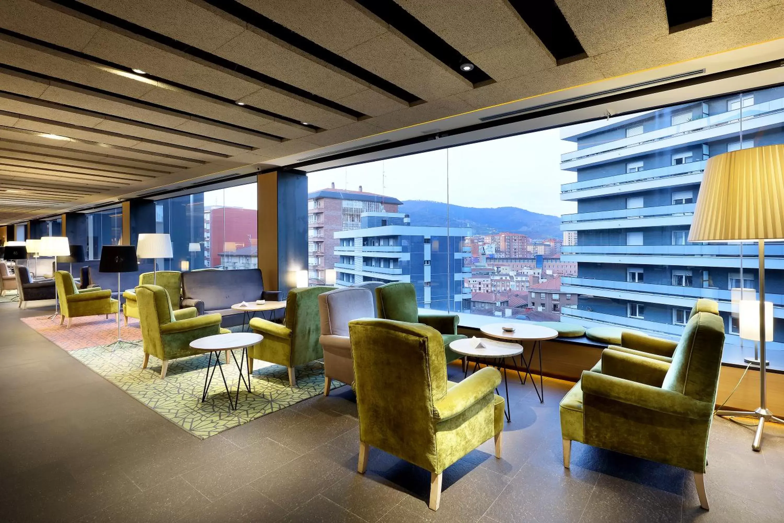 Lounge or bar in Occidental Bilbao