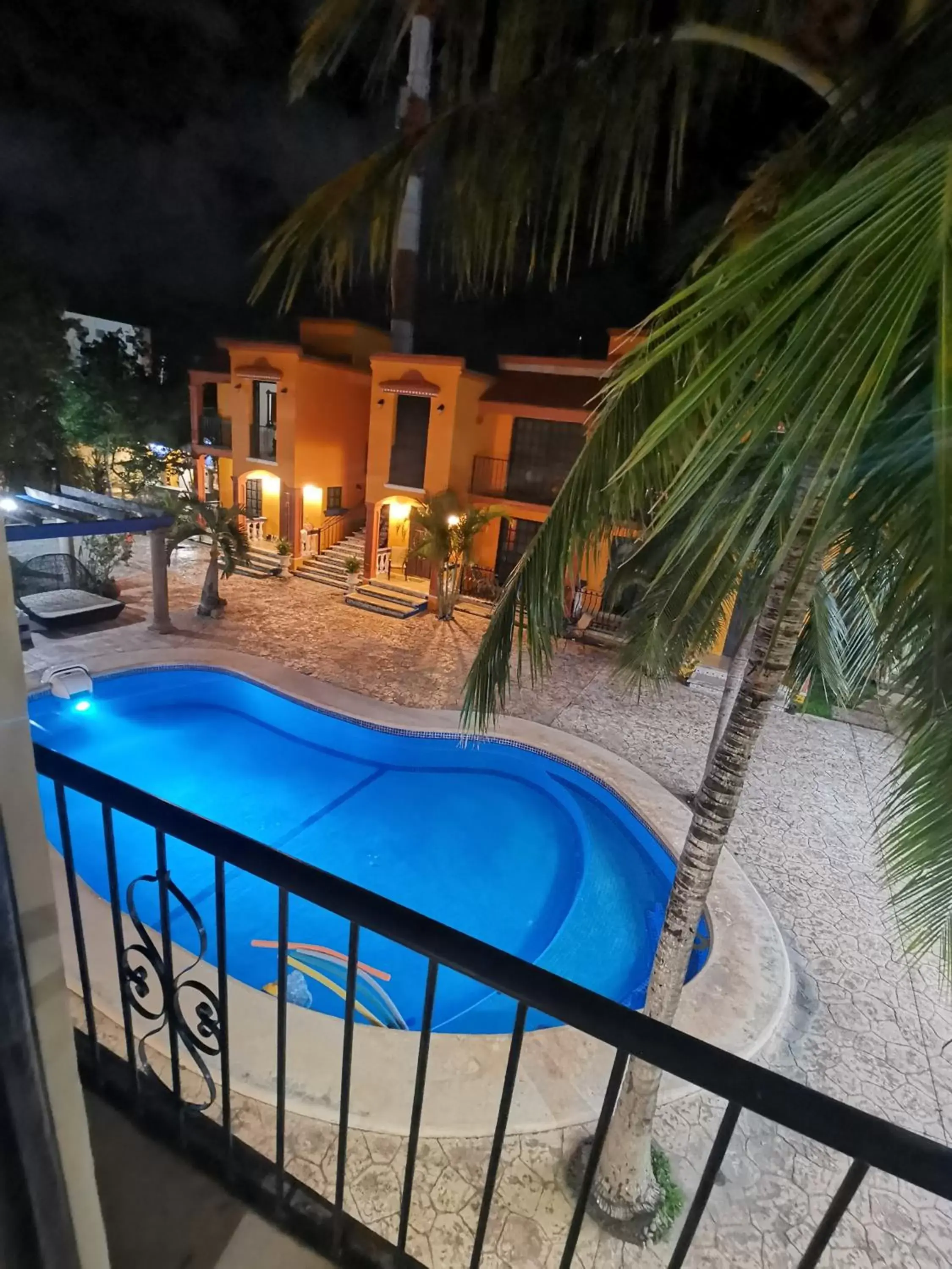 Pool View in Hacienda Valentina