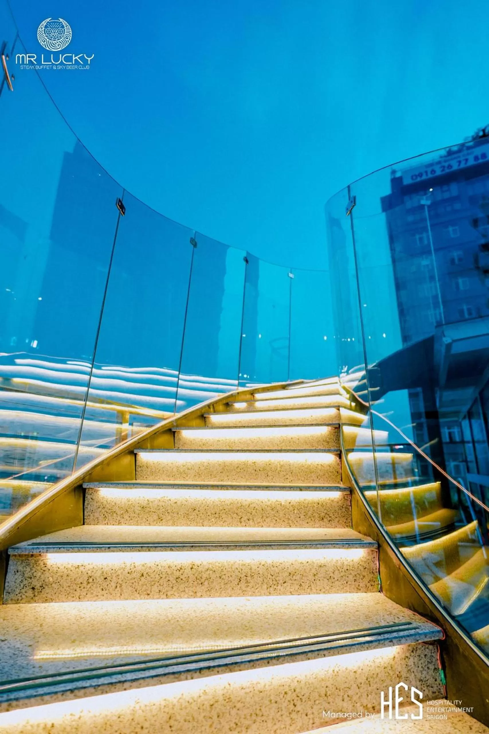 Swimming pool in Happy Life Grand Hotel & Rooftop Skybar