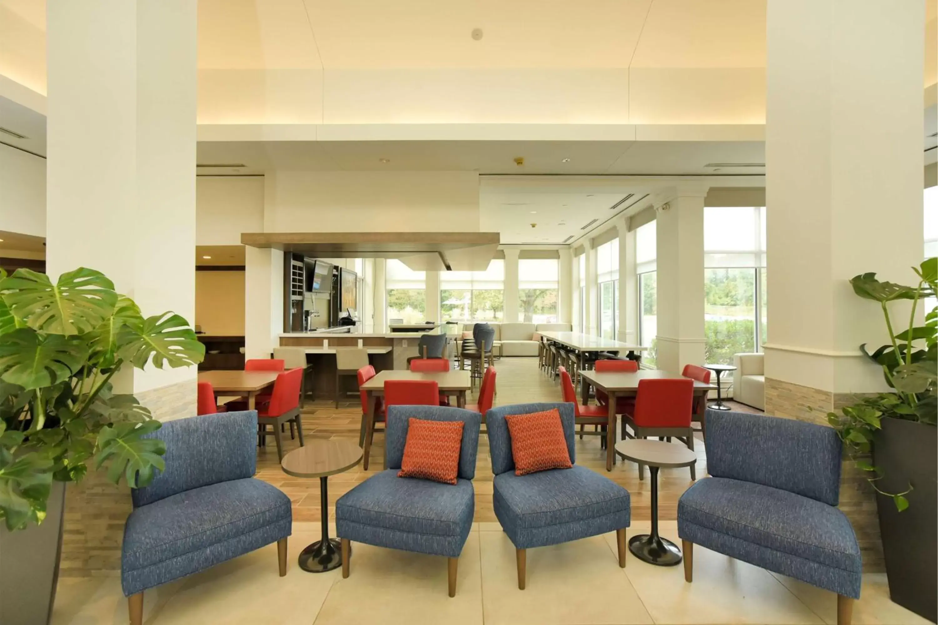 Lobby or reception, Lounge/Bar in Hilton Garden Inn Saratoga Springs