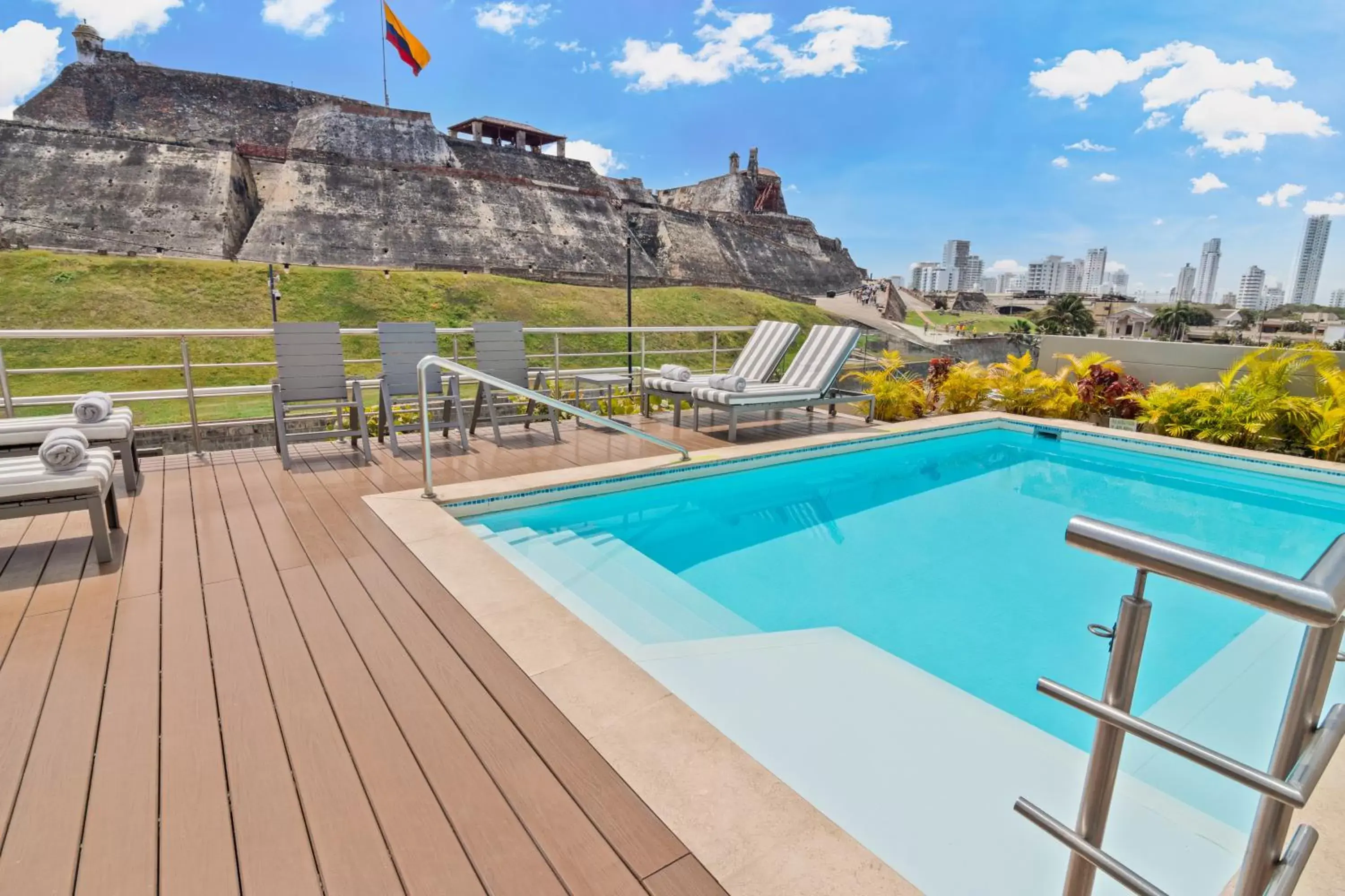 Street view, Swimming Pool in GHL San Lazaro Art Hotel