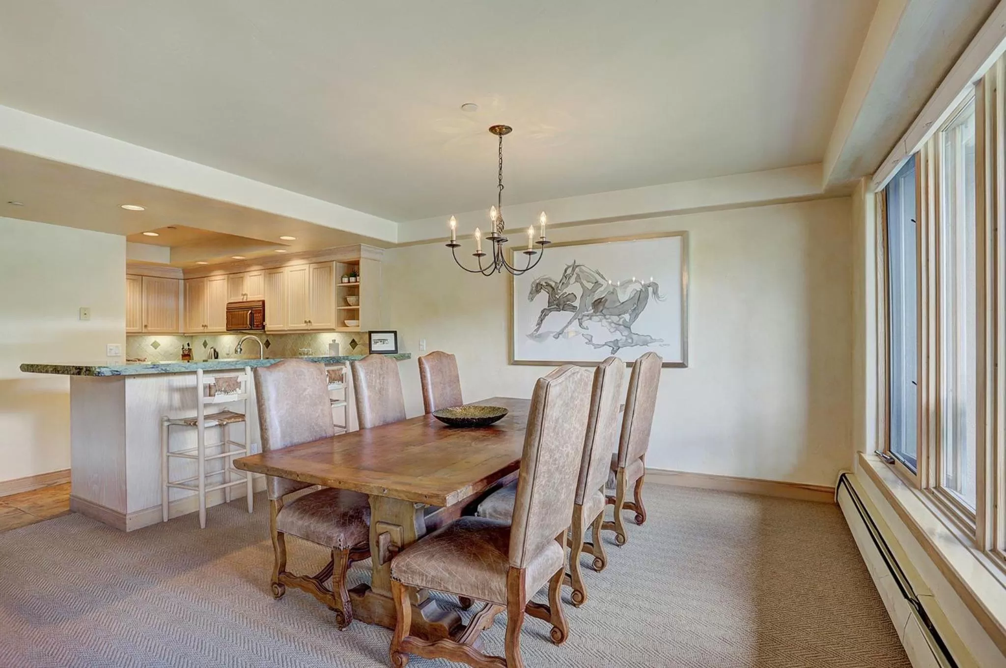 Dining area in The Pines Lodge, a RockResort