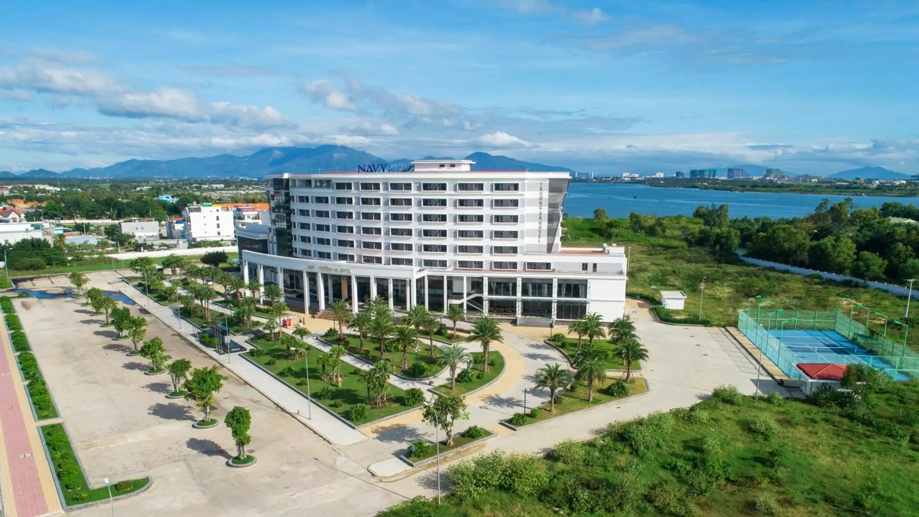Property building, Bird's-eye View in Navy Hotel Cam Ranh