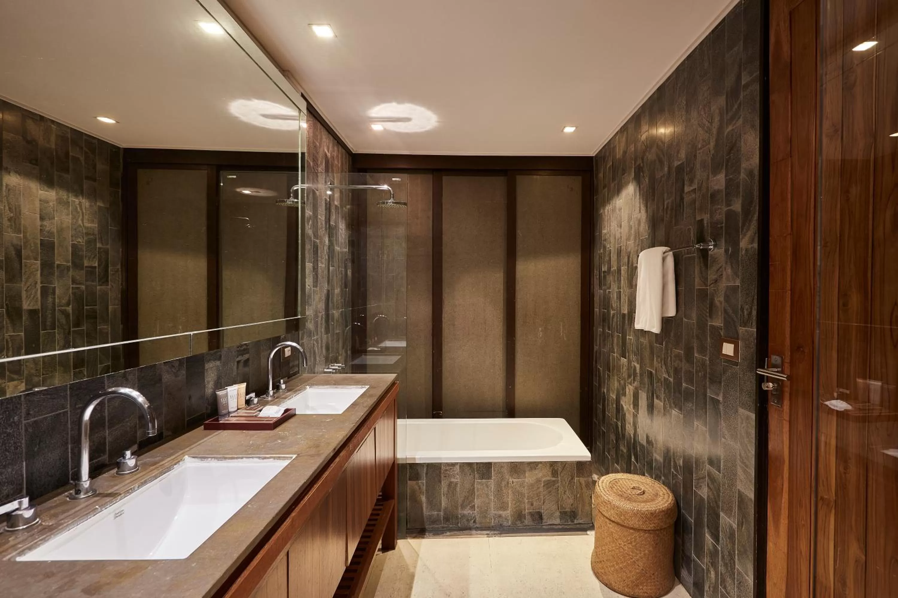 Bathroom in LUXX Langsuan Hotel - SHA Plus