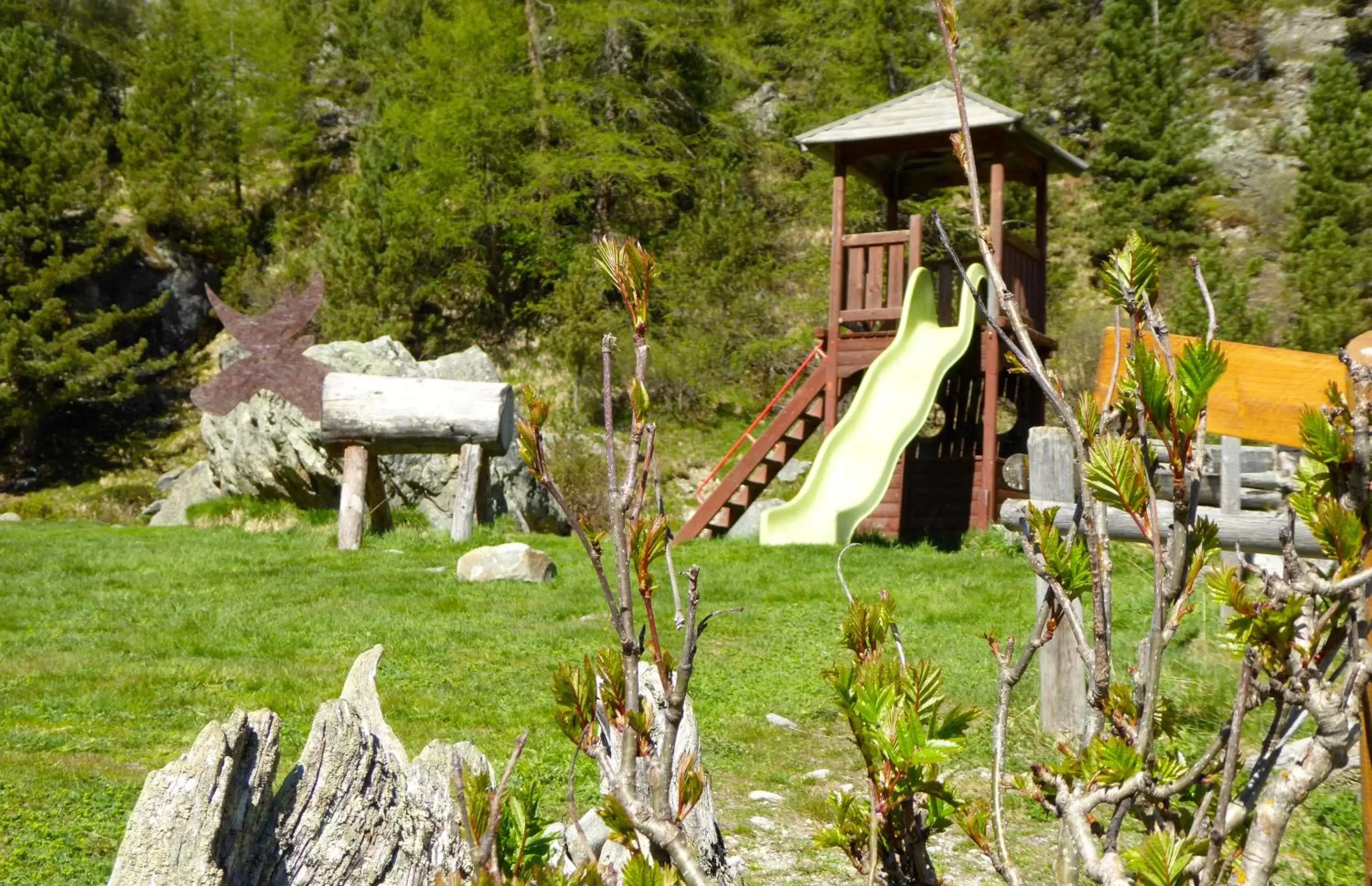 Children play ground in Hotel Roseg-Gletscher