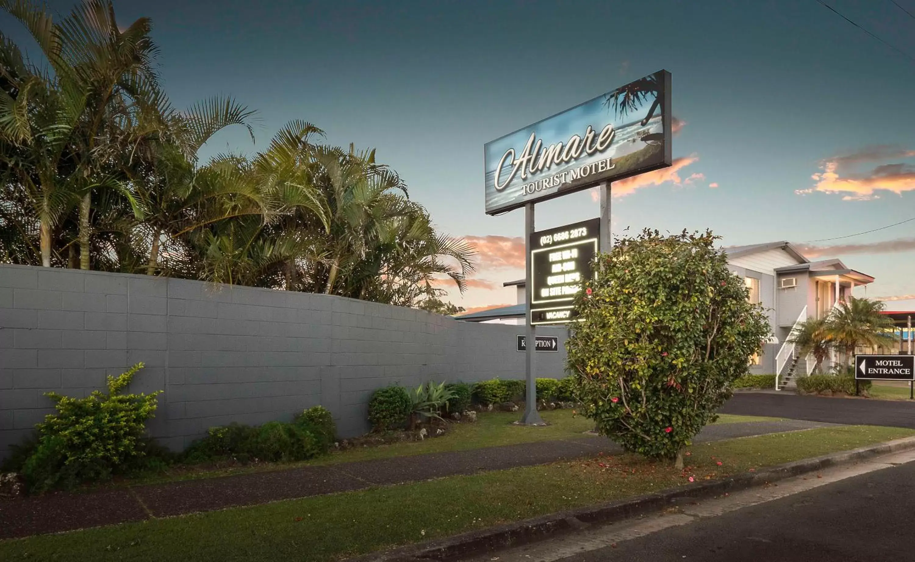 Property logo or sign in Almare Tourist Motel