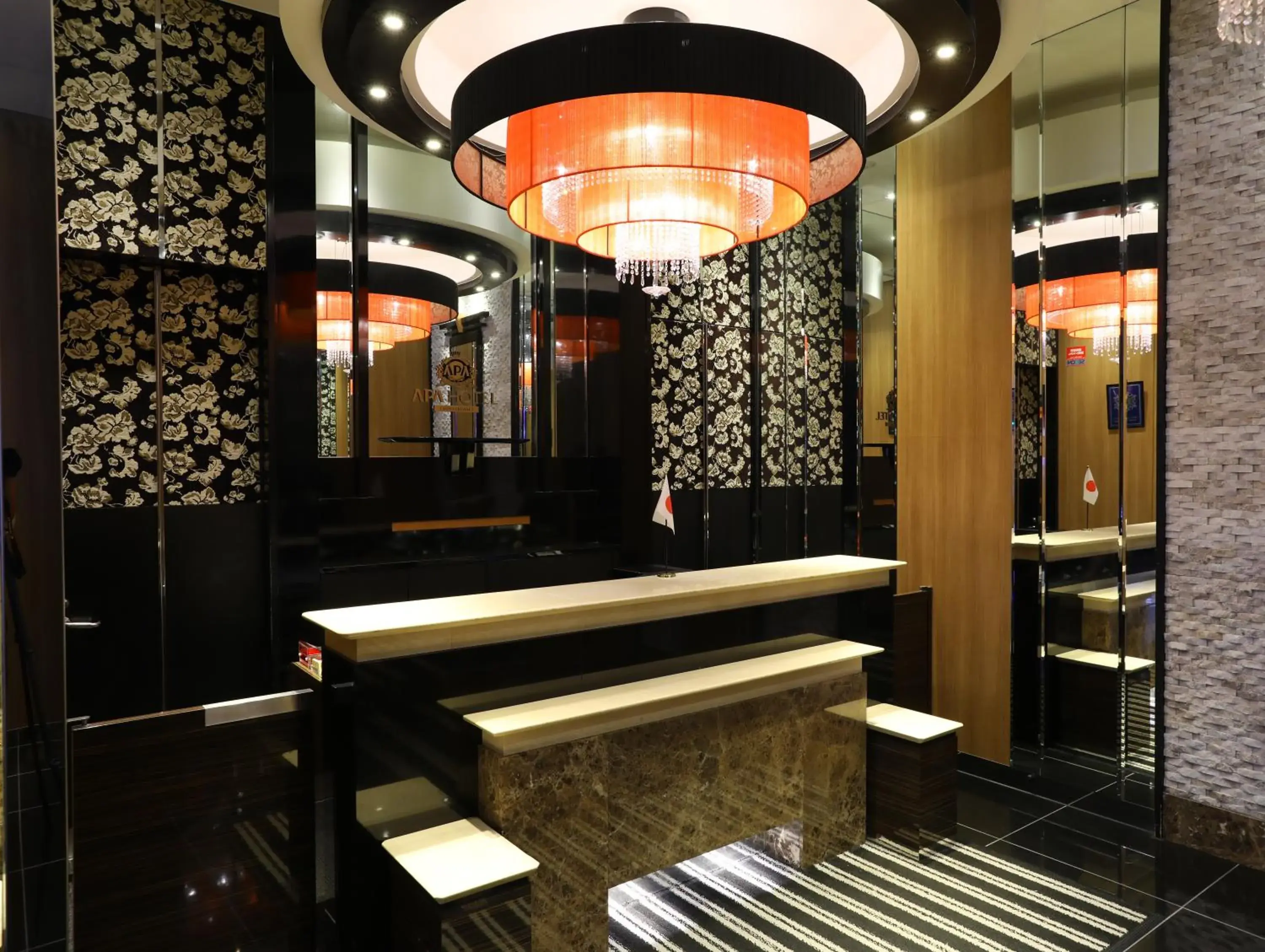 Decorative detail, Lounge/Bar in APA Hotel Ueno Ekikita