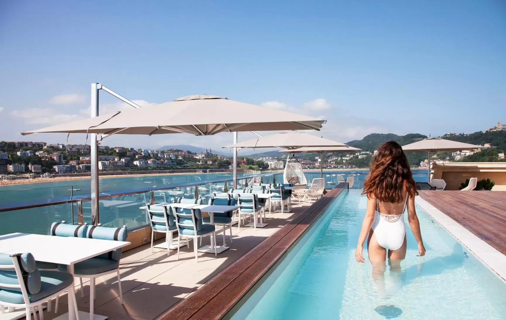 Balcony/Terrace, Swimming Pool in Lasala Plaza Hotel