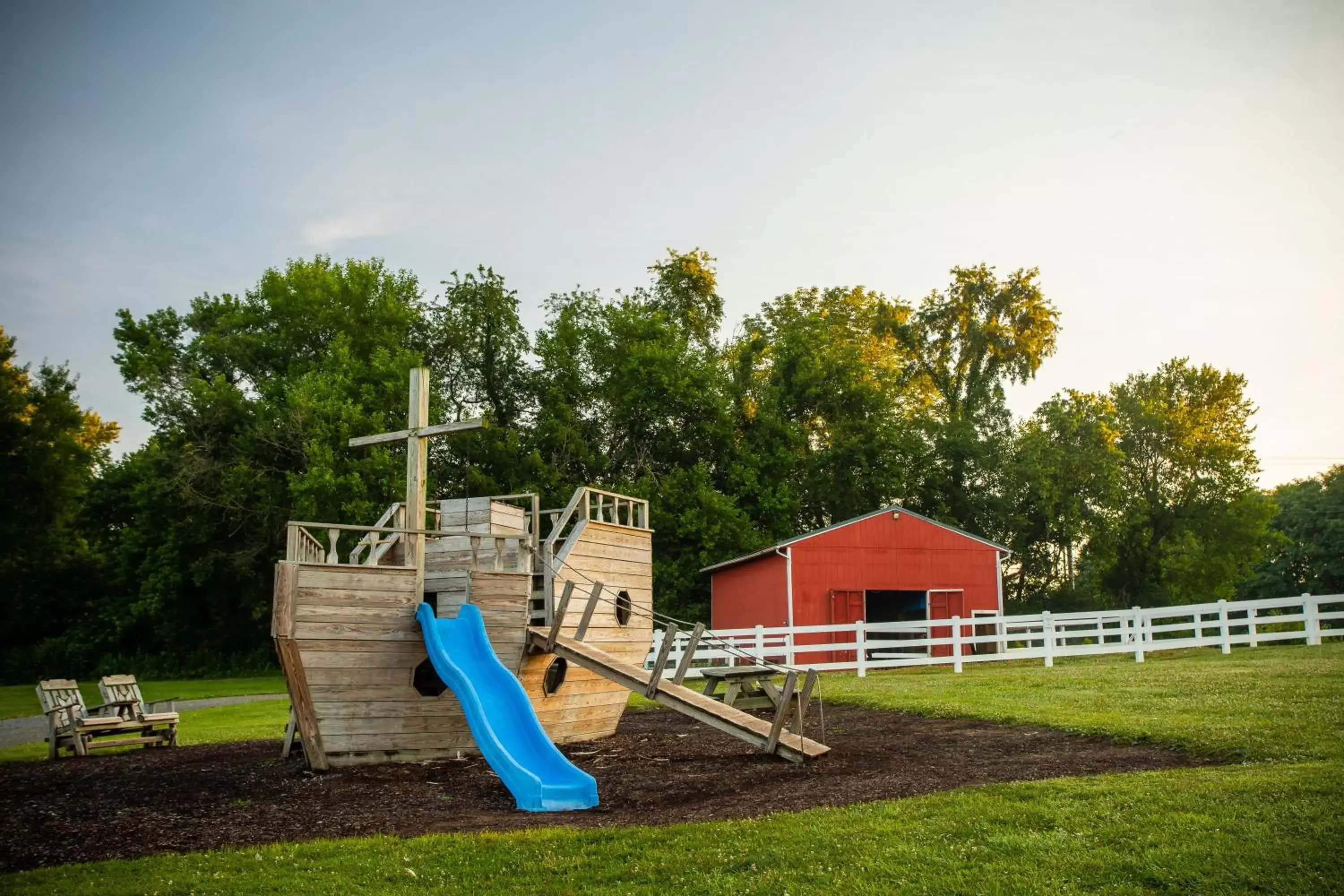 Children play ground in The Inn at Hershey Farm