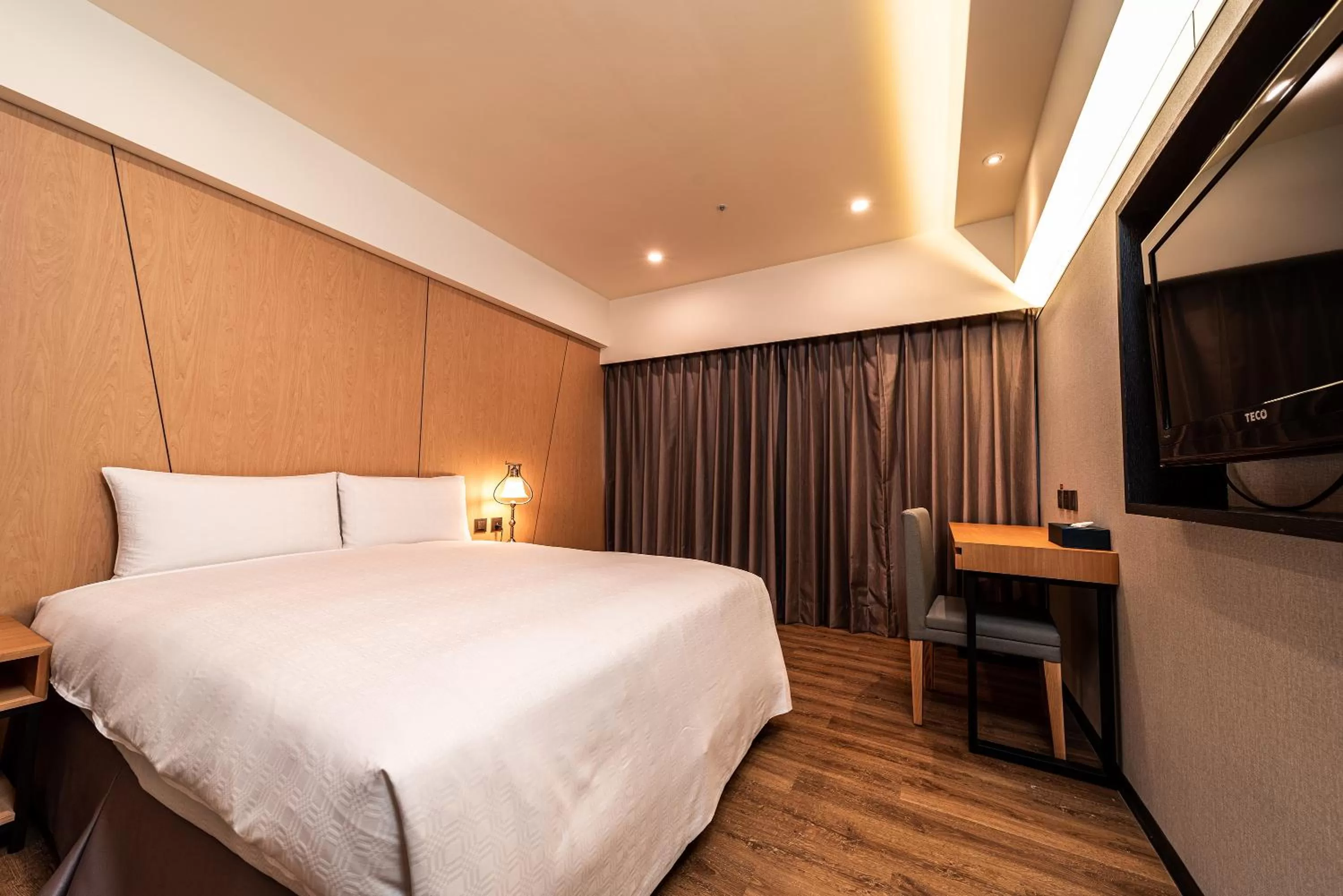 Seating area, Bed in Fish Hotel Kaohsiung