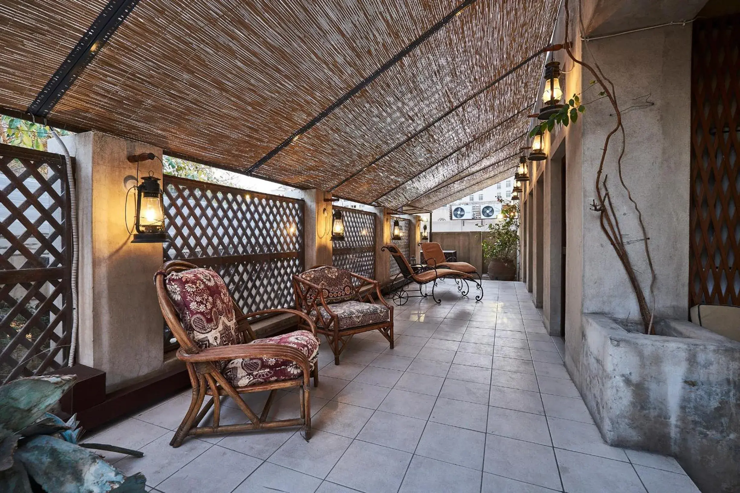 Balcony/Terrace in XVA Art Hotel