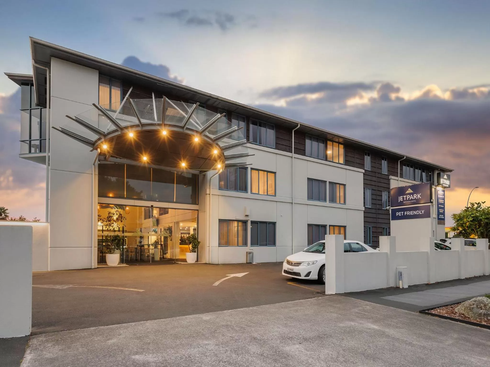Property building in JetPark Hotel Rotorua