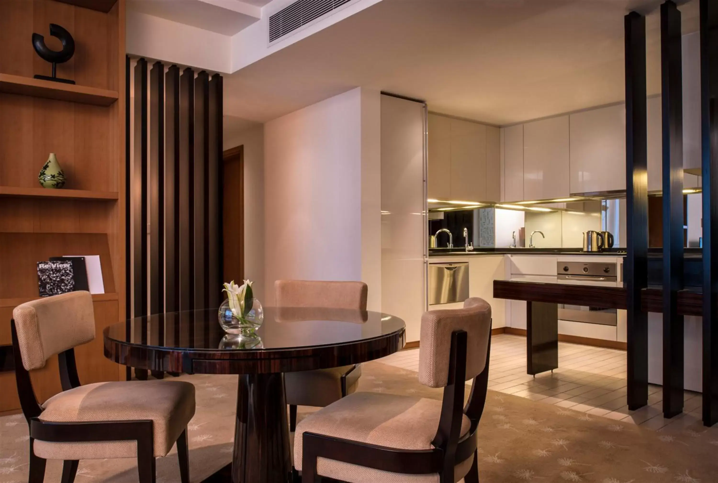 Bedroom, Dining Area in InterContinental Residence Suites Dubai Festival City, an IHG Hotel