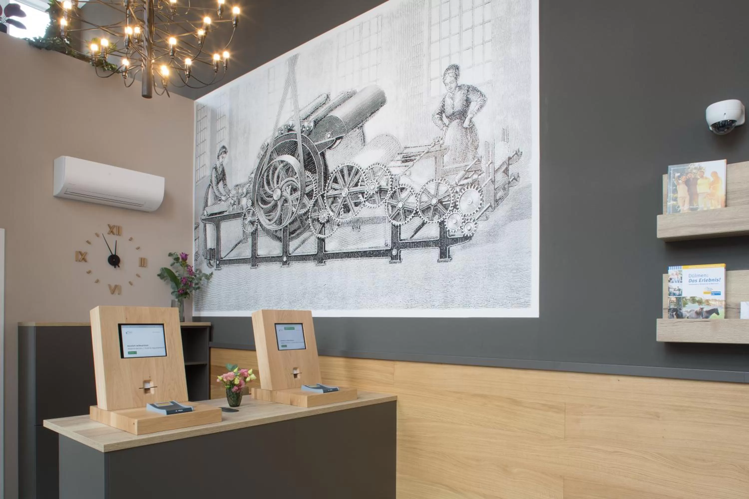 Lobby or reception in Weberei Bendix Hotel & Appartements