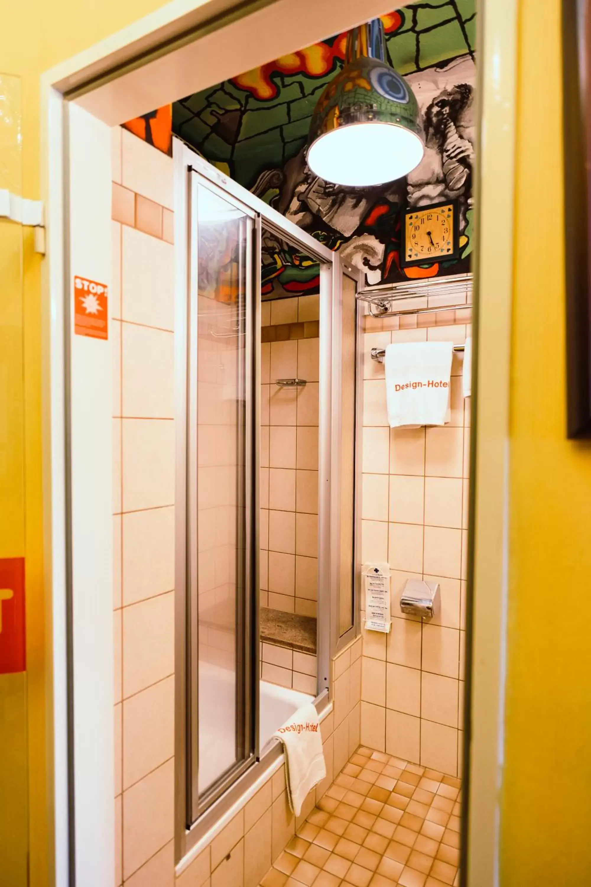 Shower, Bathroom in Design Hotel Euskirchen