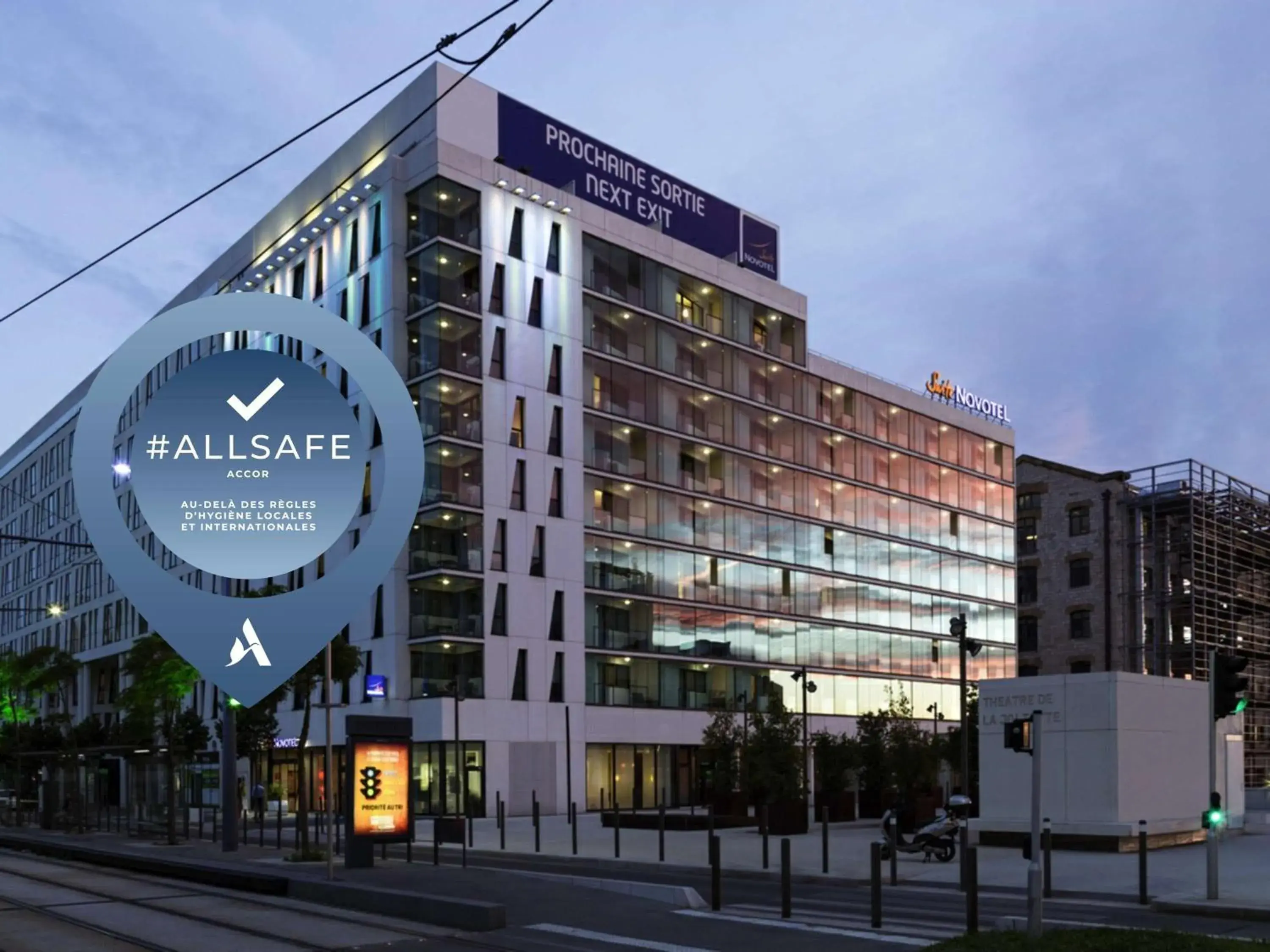 Property building in Novotel Suites Marseille Centre Euromed