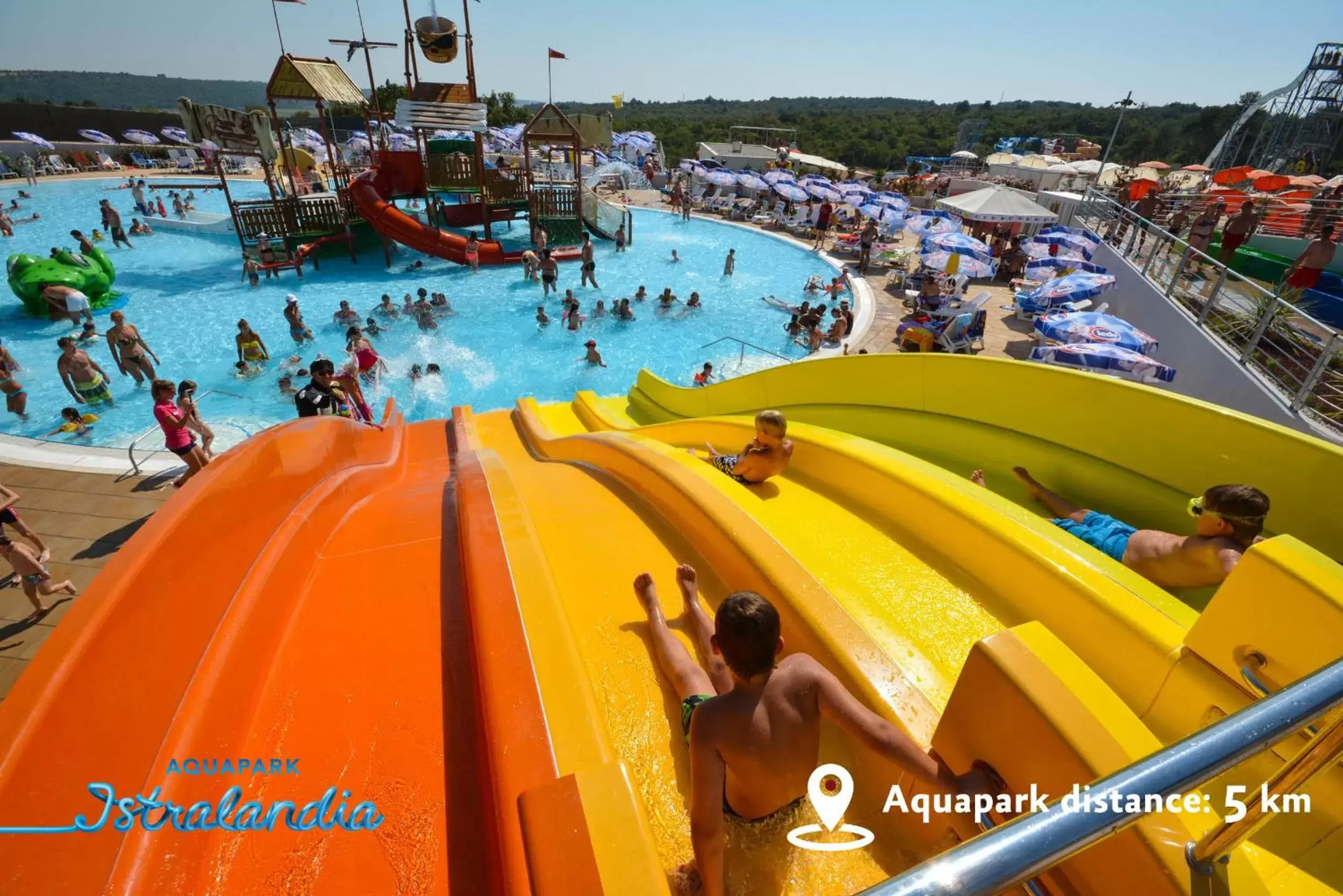 Aqua park, Water Park in Aminess Maestral Hotel