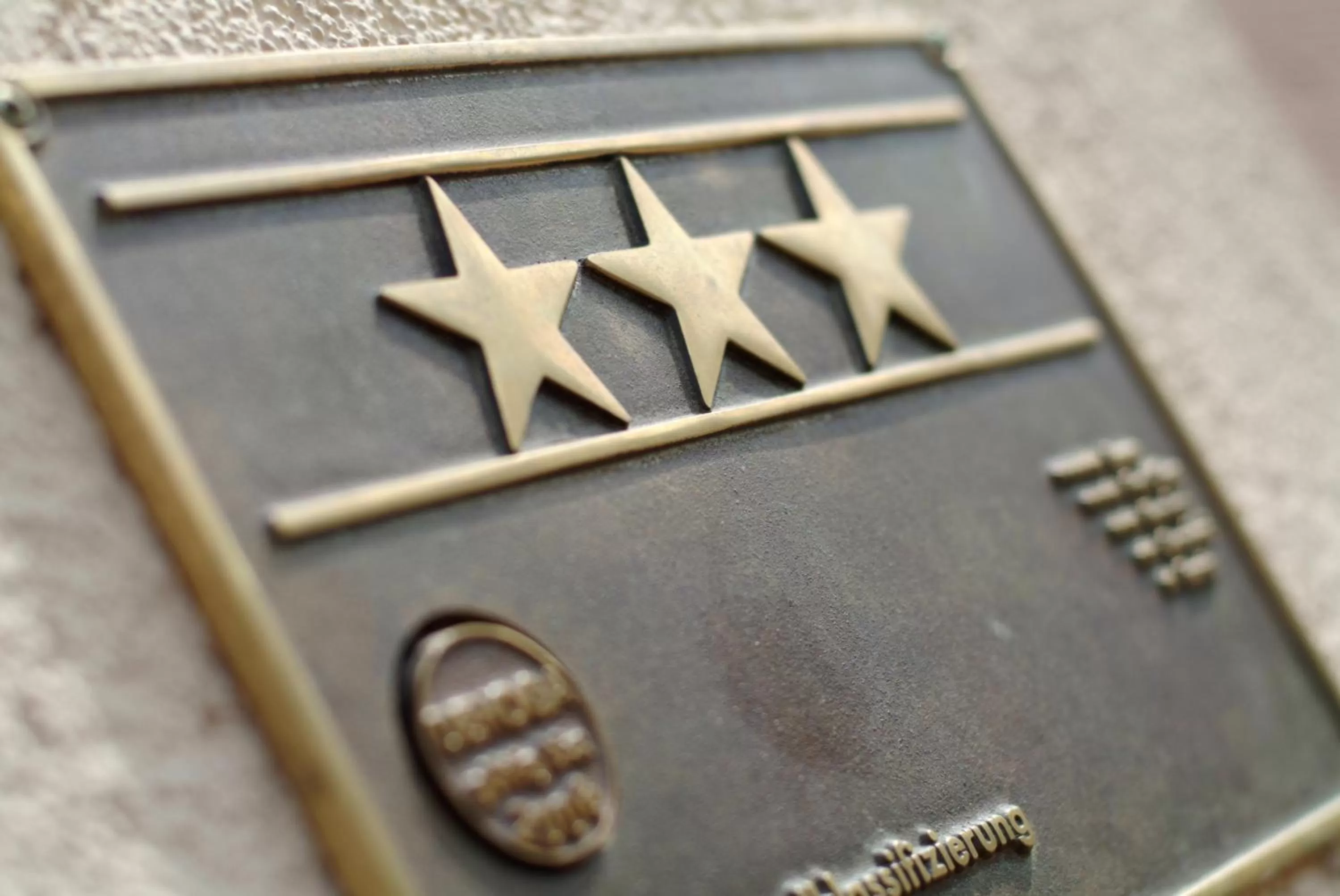 Logo/Certificate/Sign in AKZENT Hotel Krone