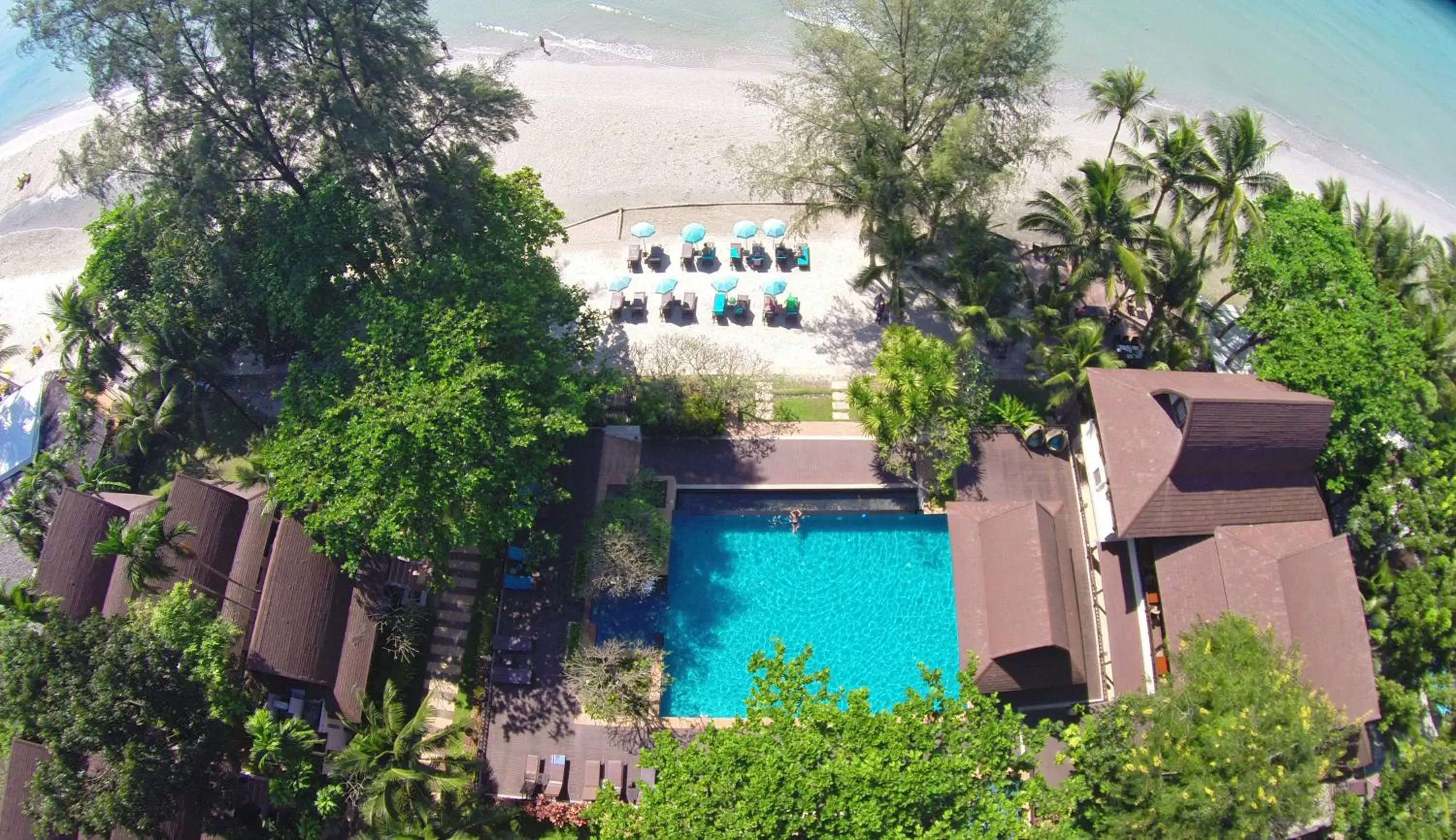Bird's eye view in Barali Beach Resort Koh Chang Bird's eye view in Barali Beach Resort Koh Chang