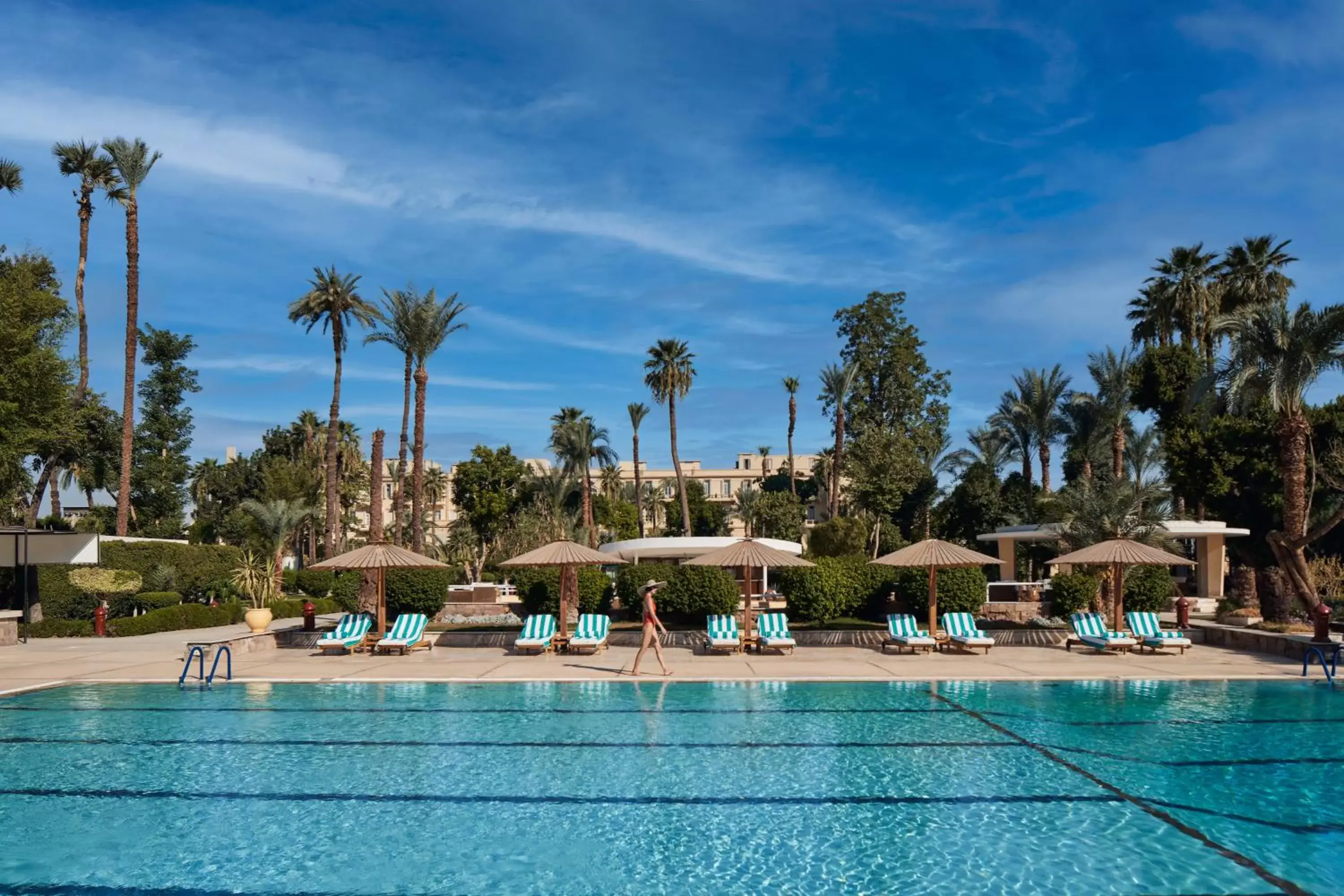 Property building, Swimming Pool in Sofitel Winter Palace Luxor