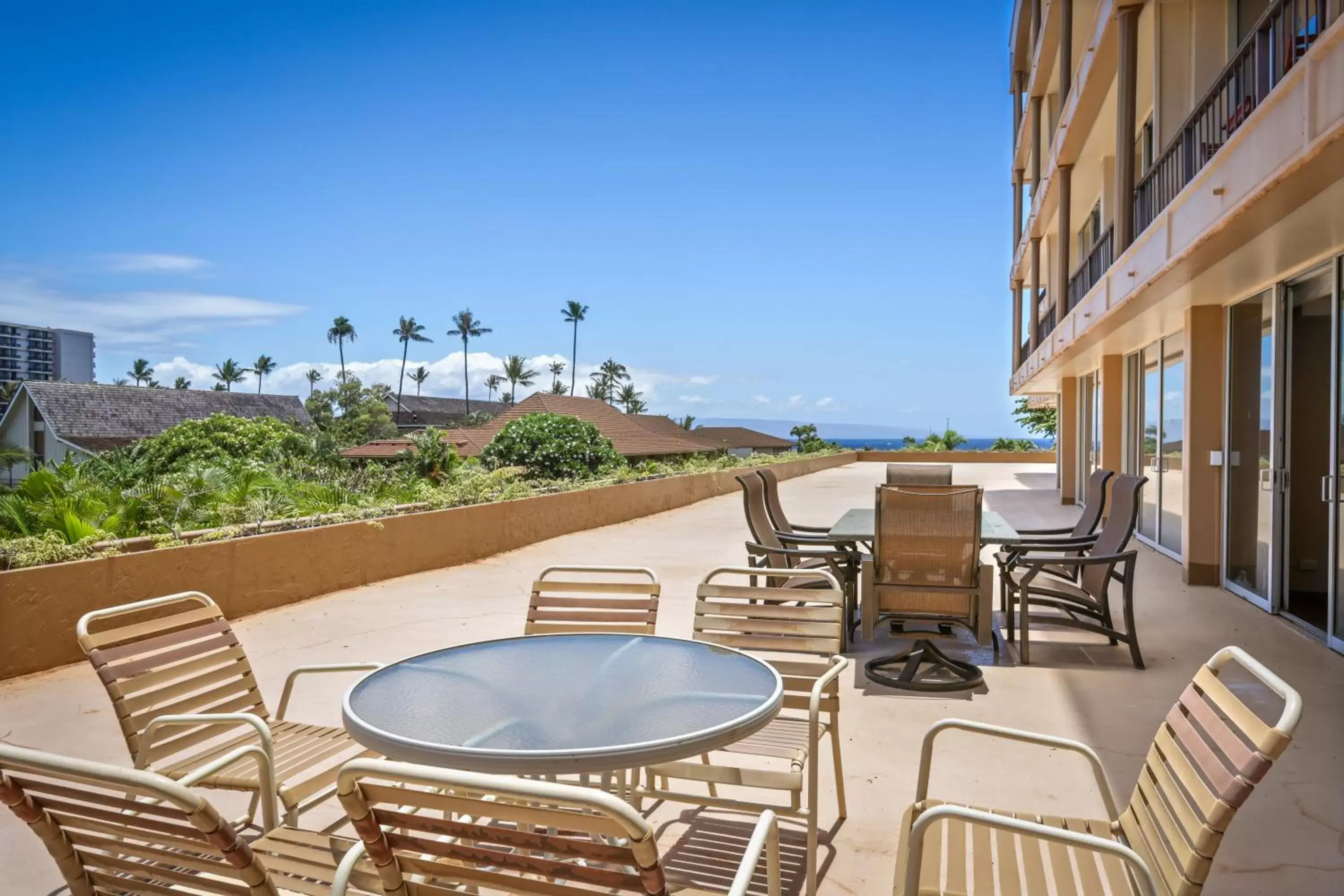 Patio, Balcony/Terrace in Aston Maui Kaanapali Villas