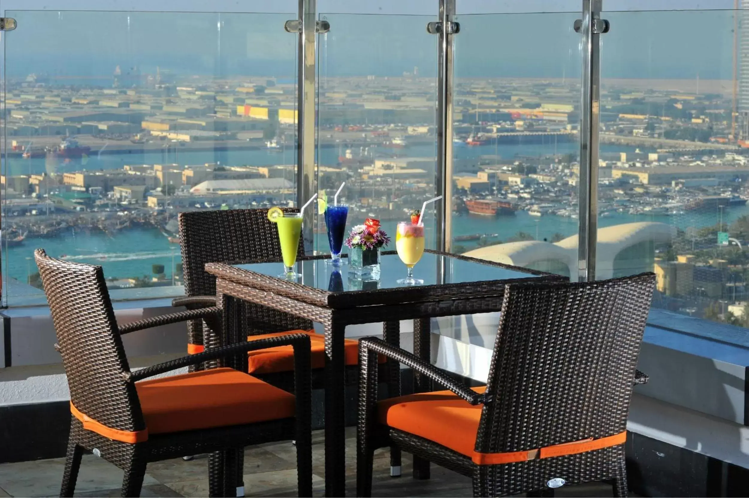 Dining area in Ramada Abu Dhabi Corniche