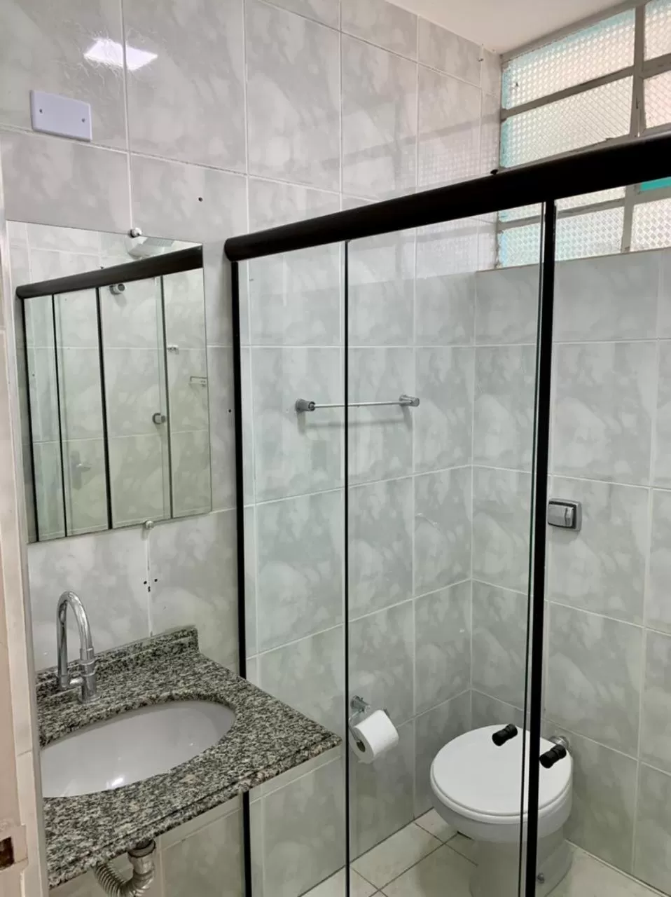 Bathroom in Santa Cecília Pousada