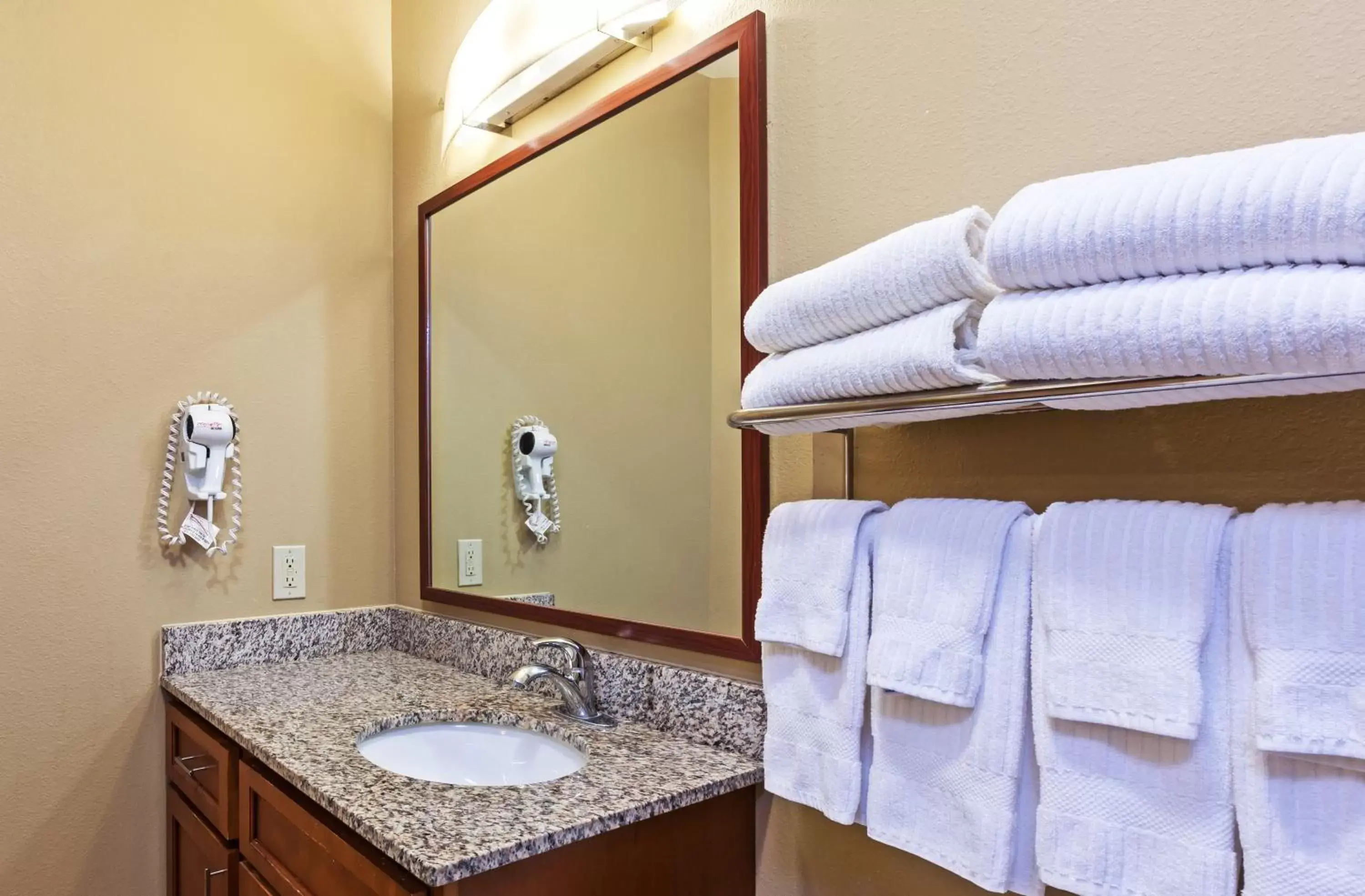 Bathroom in Candlewood Suites Baytown, an IHG Hotel