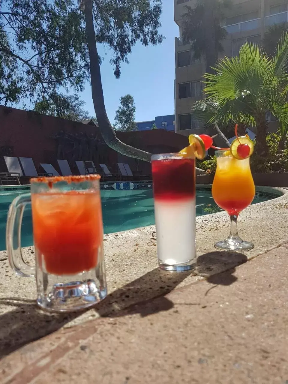 Swimming pool, Drinks in Hotel Palacio Azteca