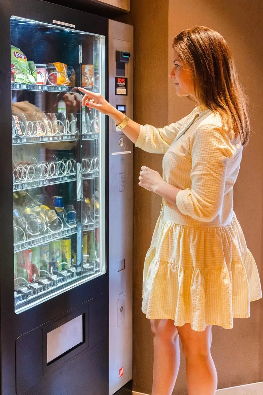 vending machine in Golden Tree Hotel