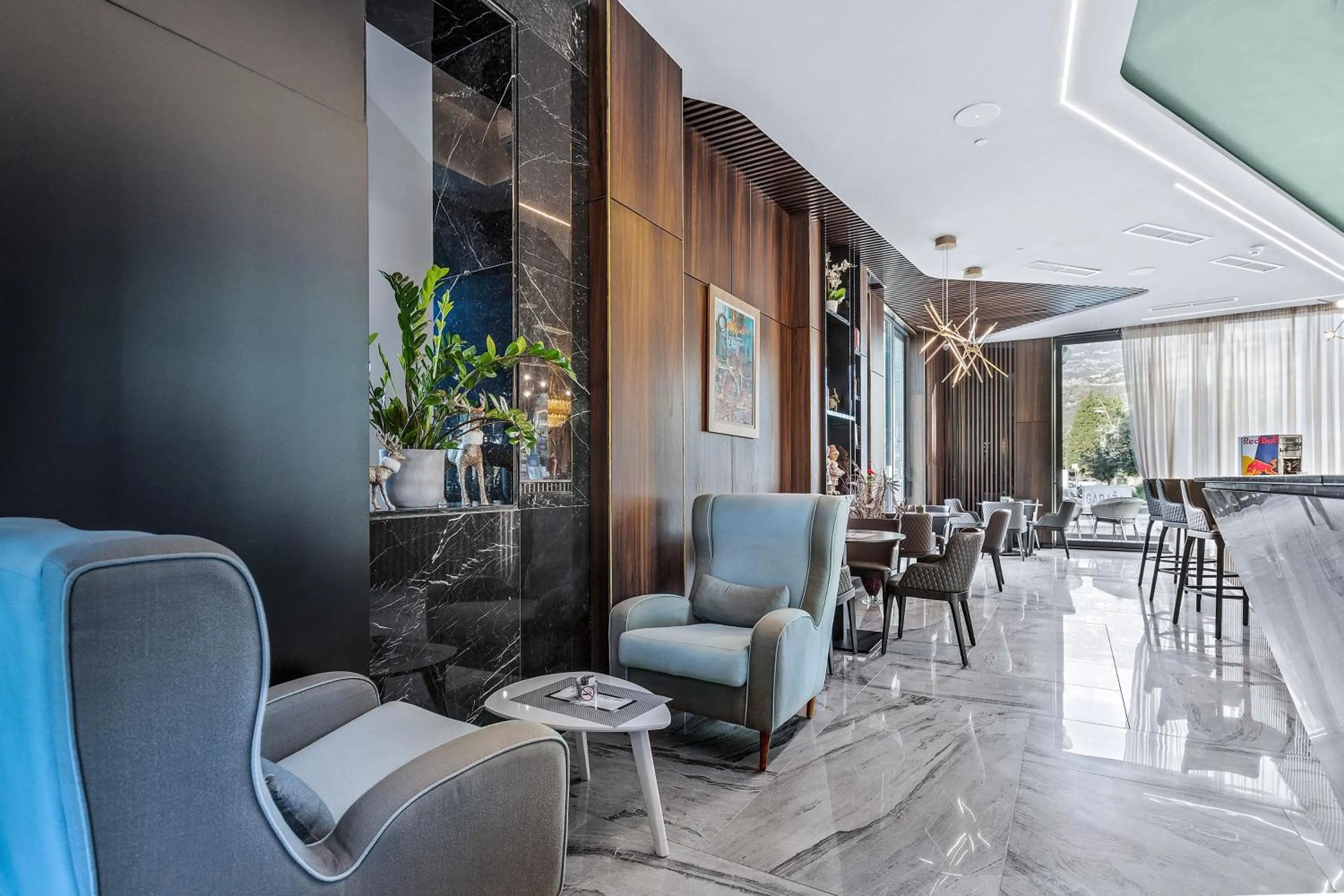 Seating area in Hotel Bracera